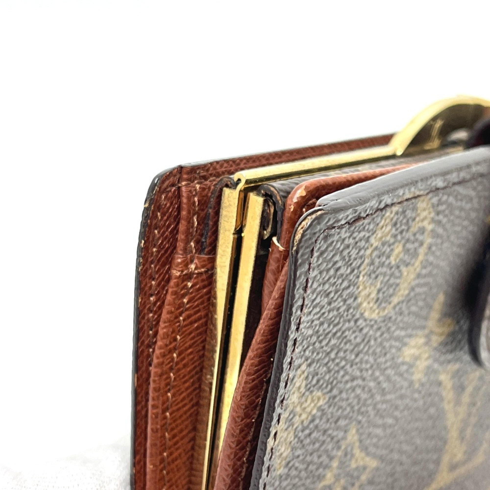 Louis Vuitton Brown Monogram Canvas Wallet (Bi-Fold) (Pre-Owned)