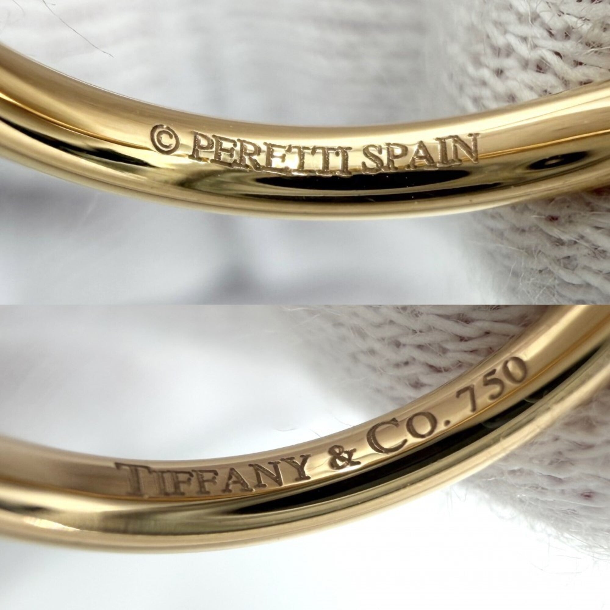 Tiffany Pink Gold (18K) Band Ring (Pre-Owned)