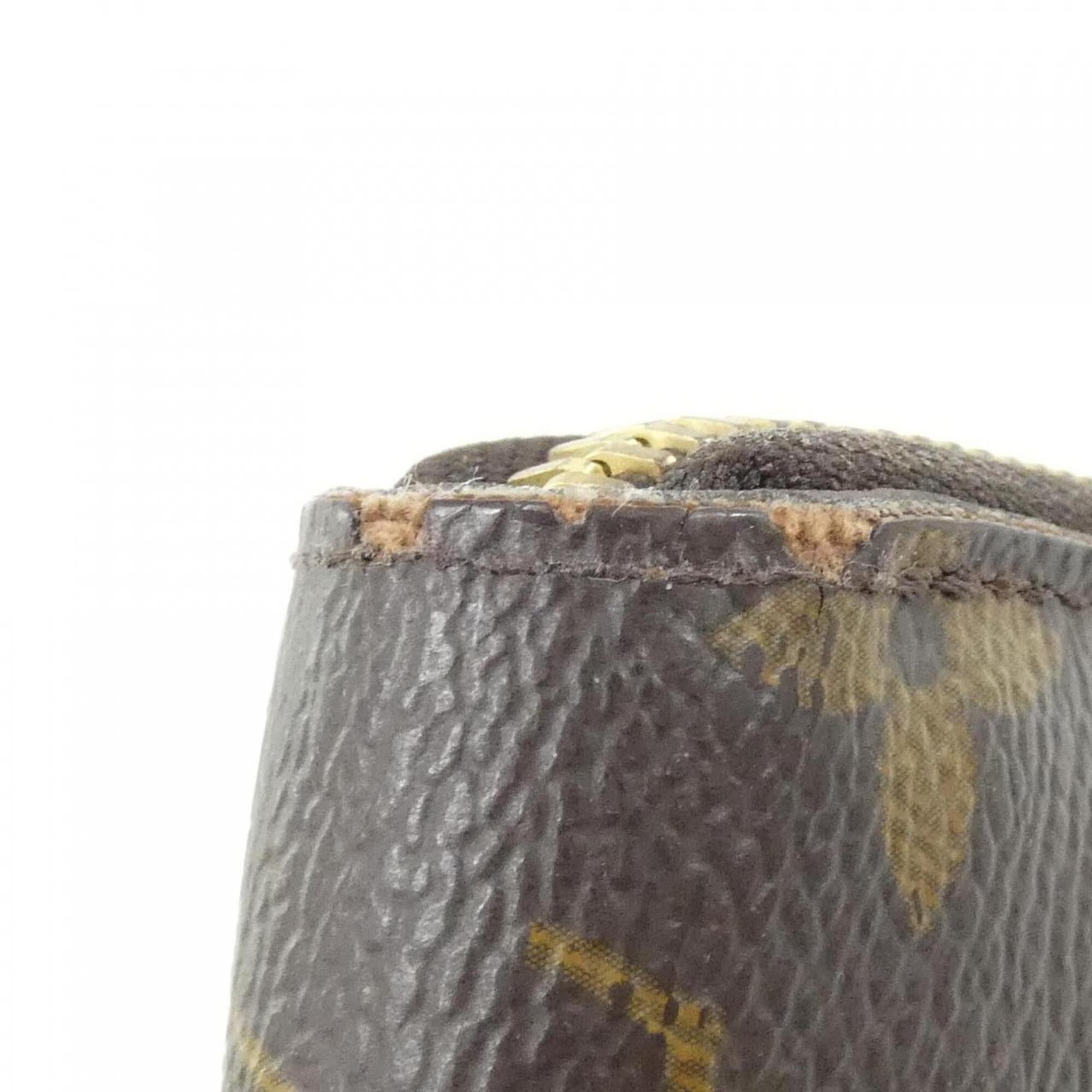 Louis Vuitton Marron Coated Canvas Long Bill Wallet (Bi-Fold) (Pre-Owned)