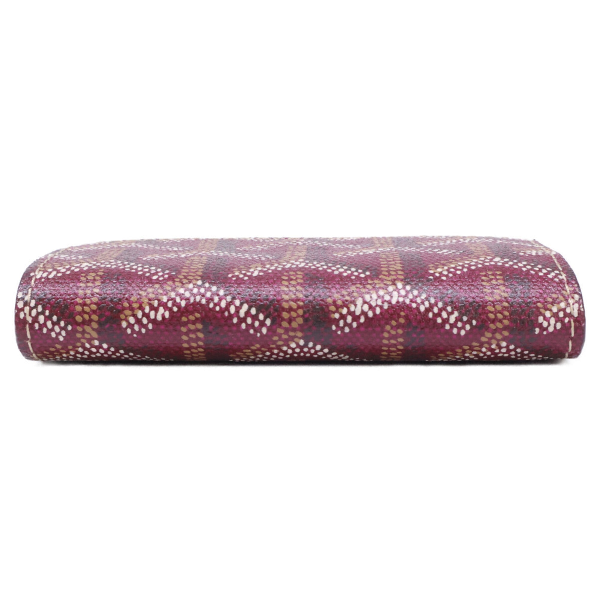 Goyard Burgundy Canvas Coin Purse/Coin Case (Pre-Owned)