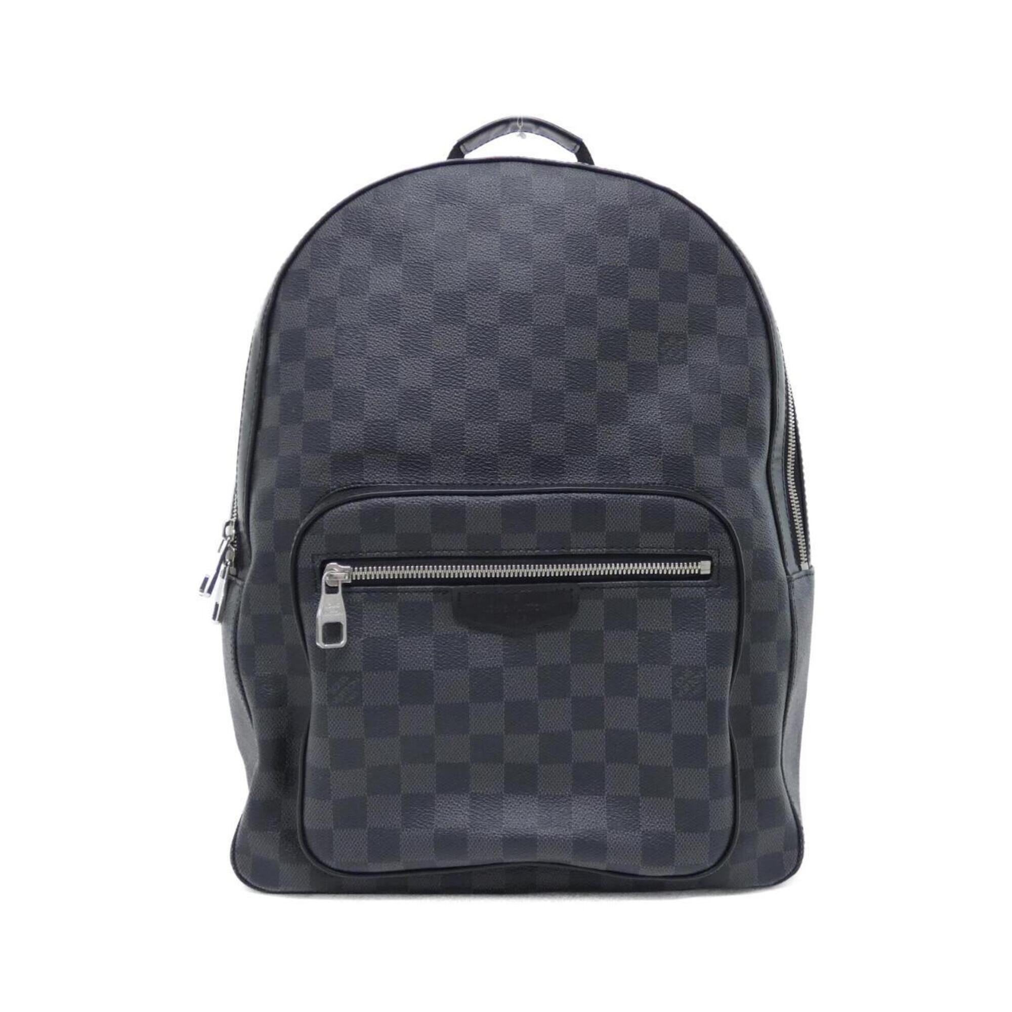 Louis Vuitton Damier Graphite Graphite Gray Coated Canvas Backpack (Pre-Owned)