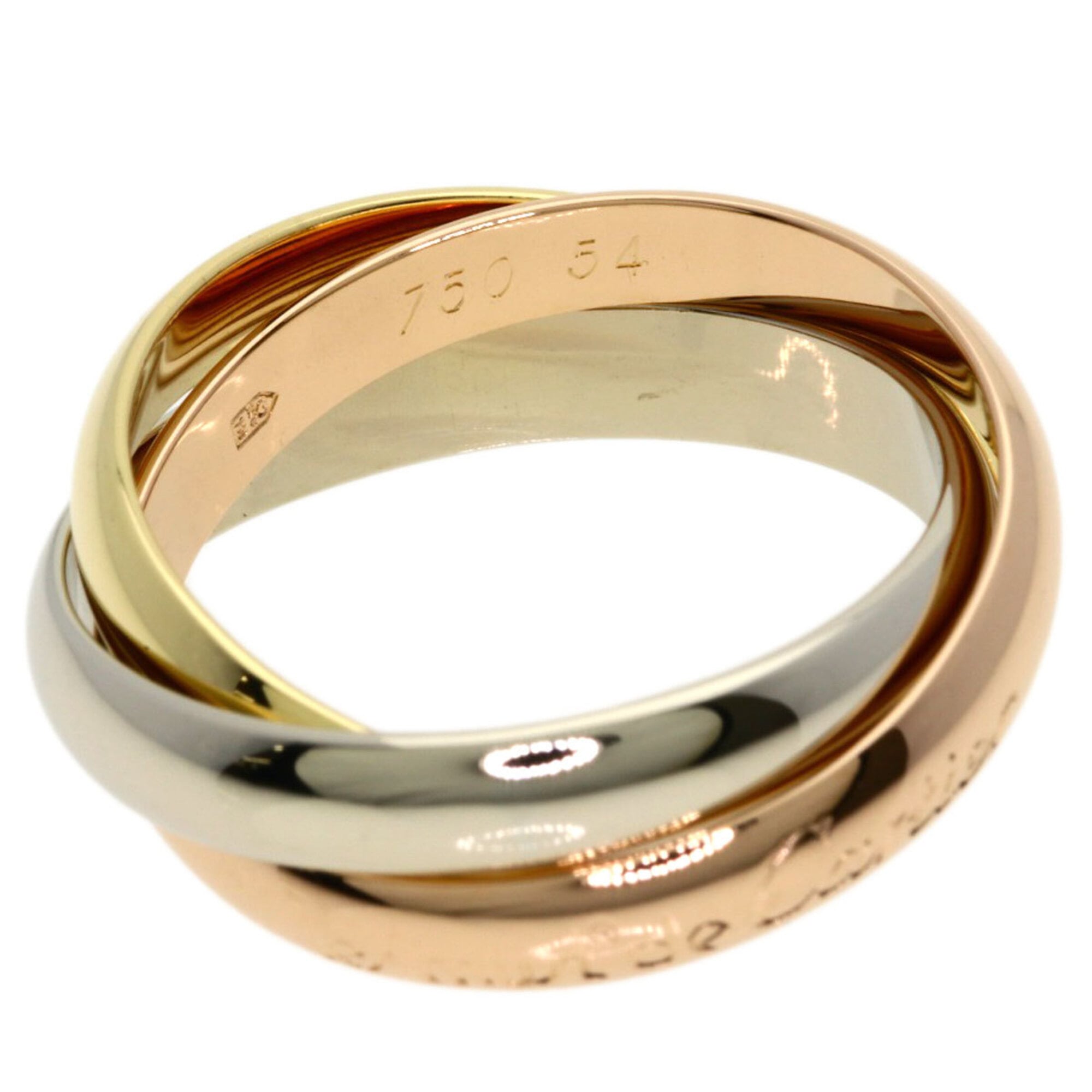 Cartier Yellow Gold (18K) Pink Gold (18K) White Gold (18K) Band Ring (Pre-Owned)