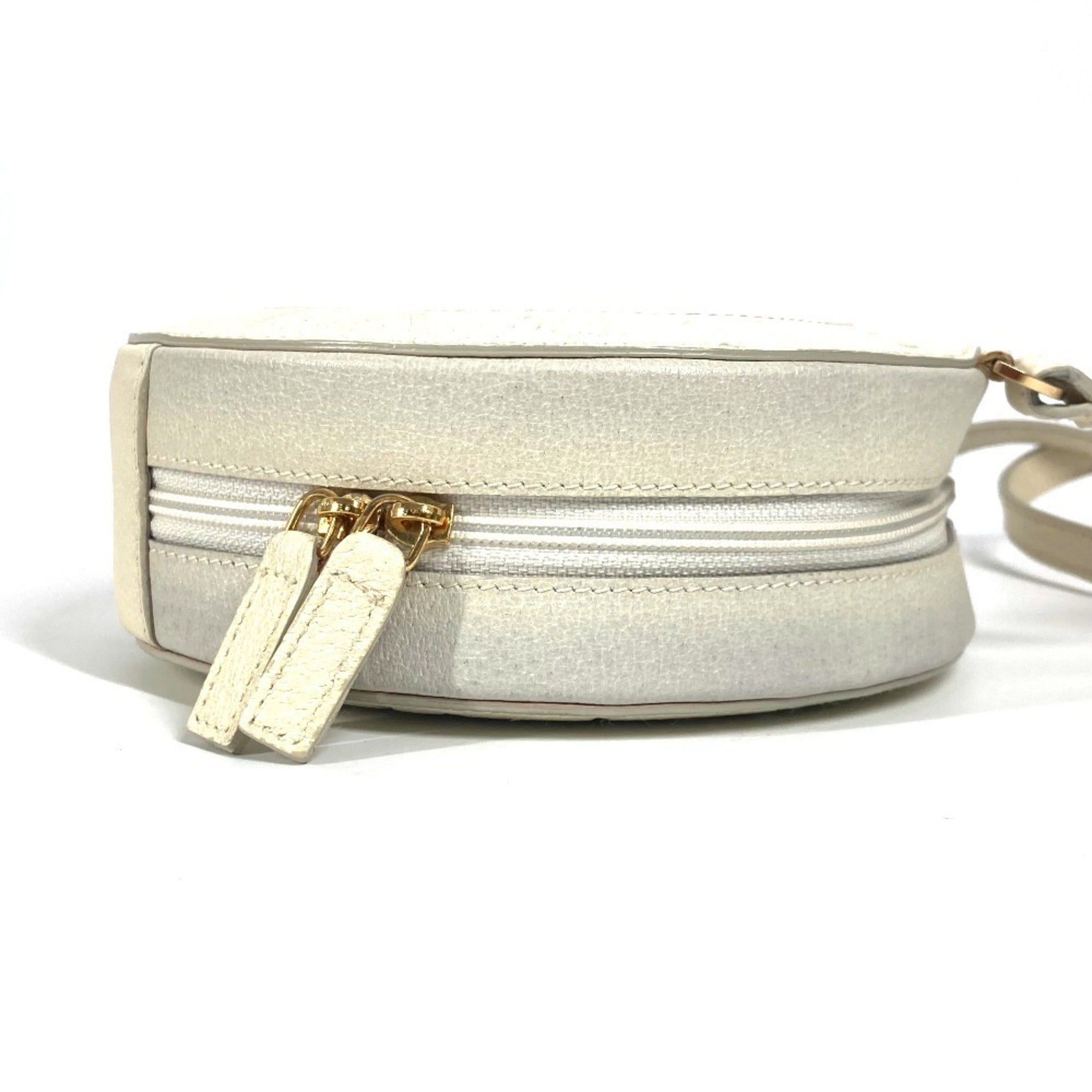 Bvlgari Beige Leather Pochette Shoulder Bag (Pre-Owned)