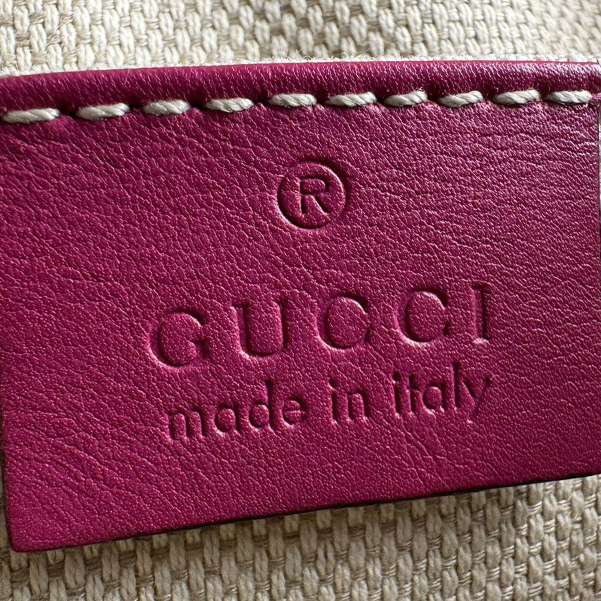 Gucci Pink Patent Leather Shoulder Bag (Pre-Owned)