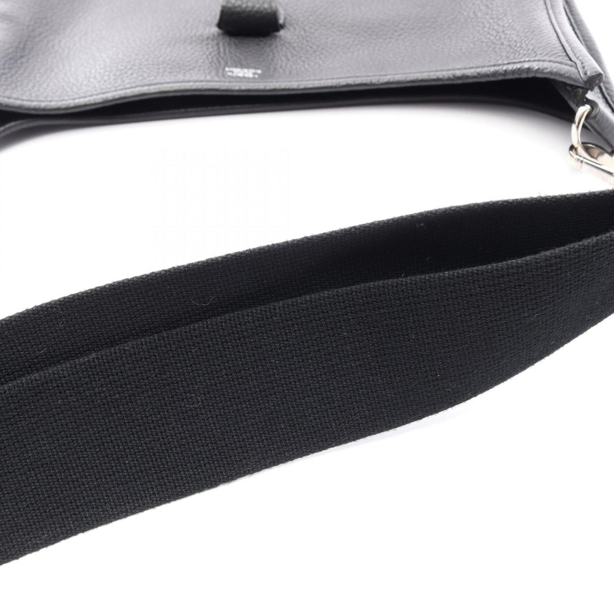 Hermes Black Taurillon Clemence Leather Shoulder Bag (Pre-Owned)