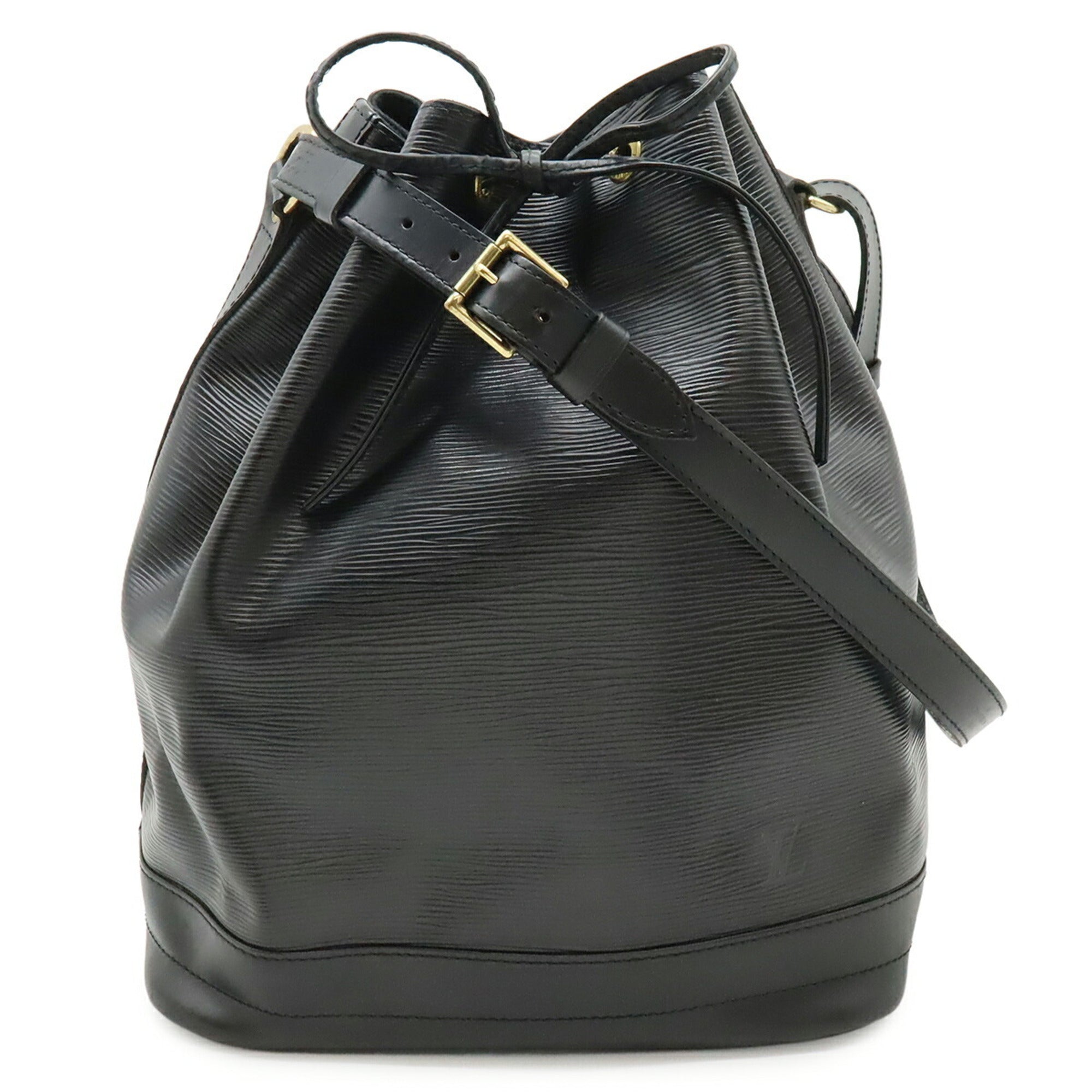 Louis Vuitton Black Noir Epi Leather Shoulder Bag (Pre-Owned)