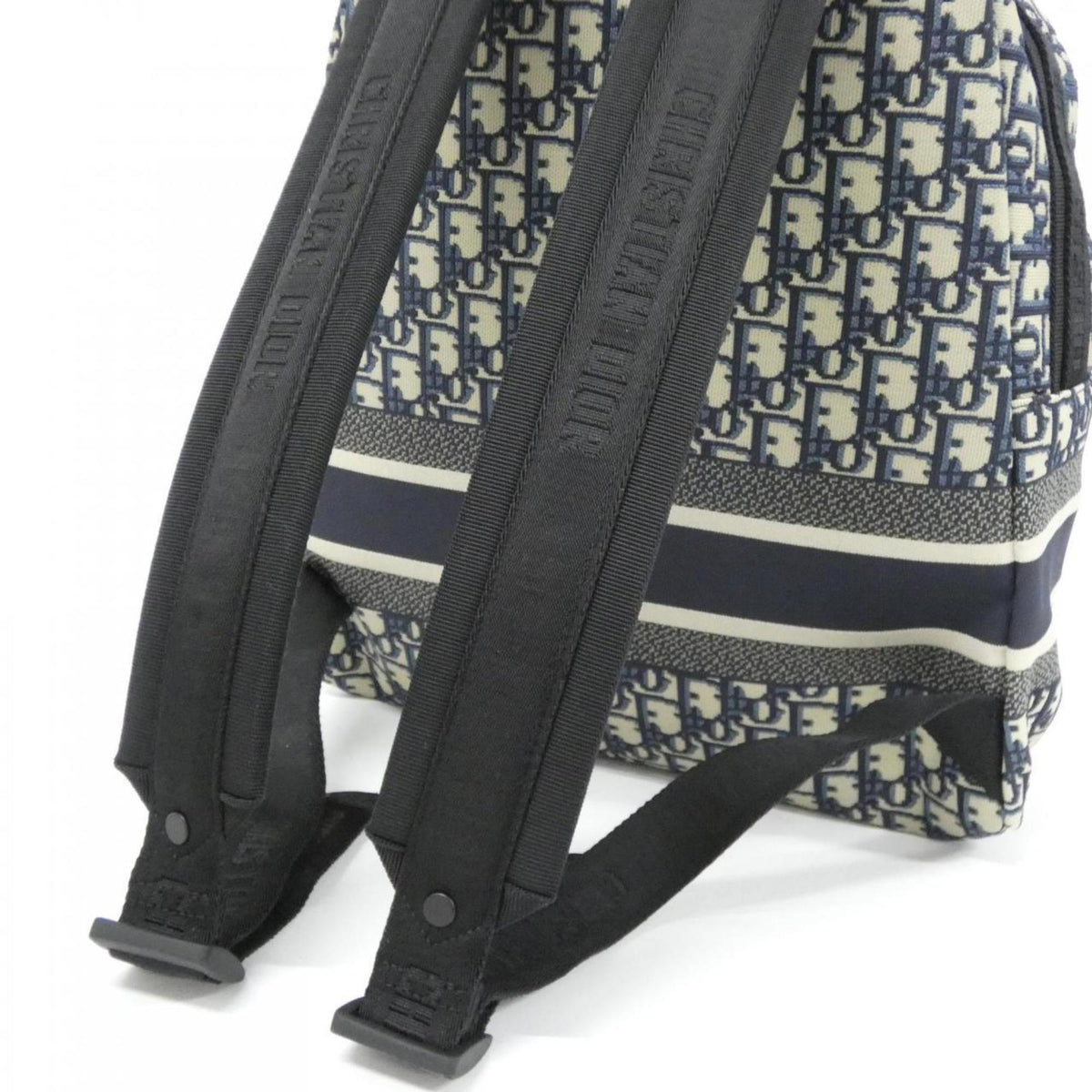 Christian Dior Blue Canvas Backpack (Pre-Owned)