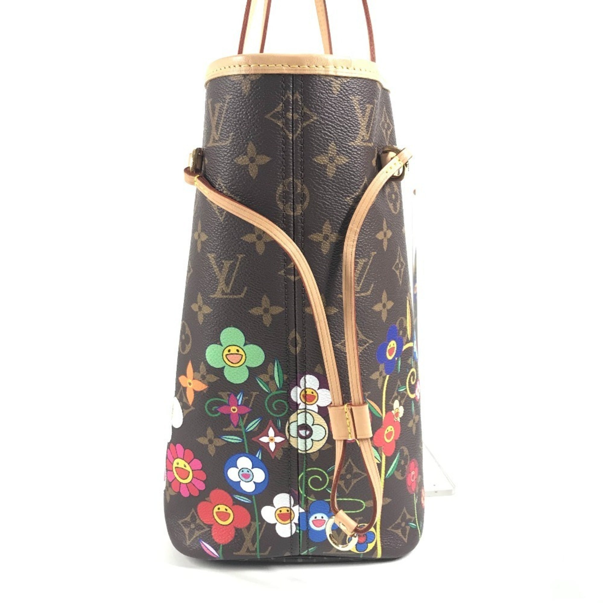 Louis Vuitton Brown Multi-Color Monogram Handbag Pouch Shoulder Bag Tote Bag (Pre-Owned)