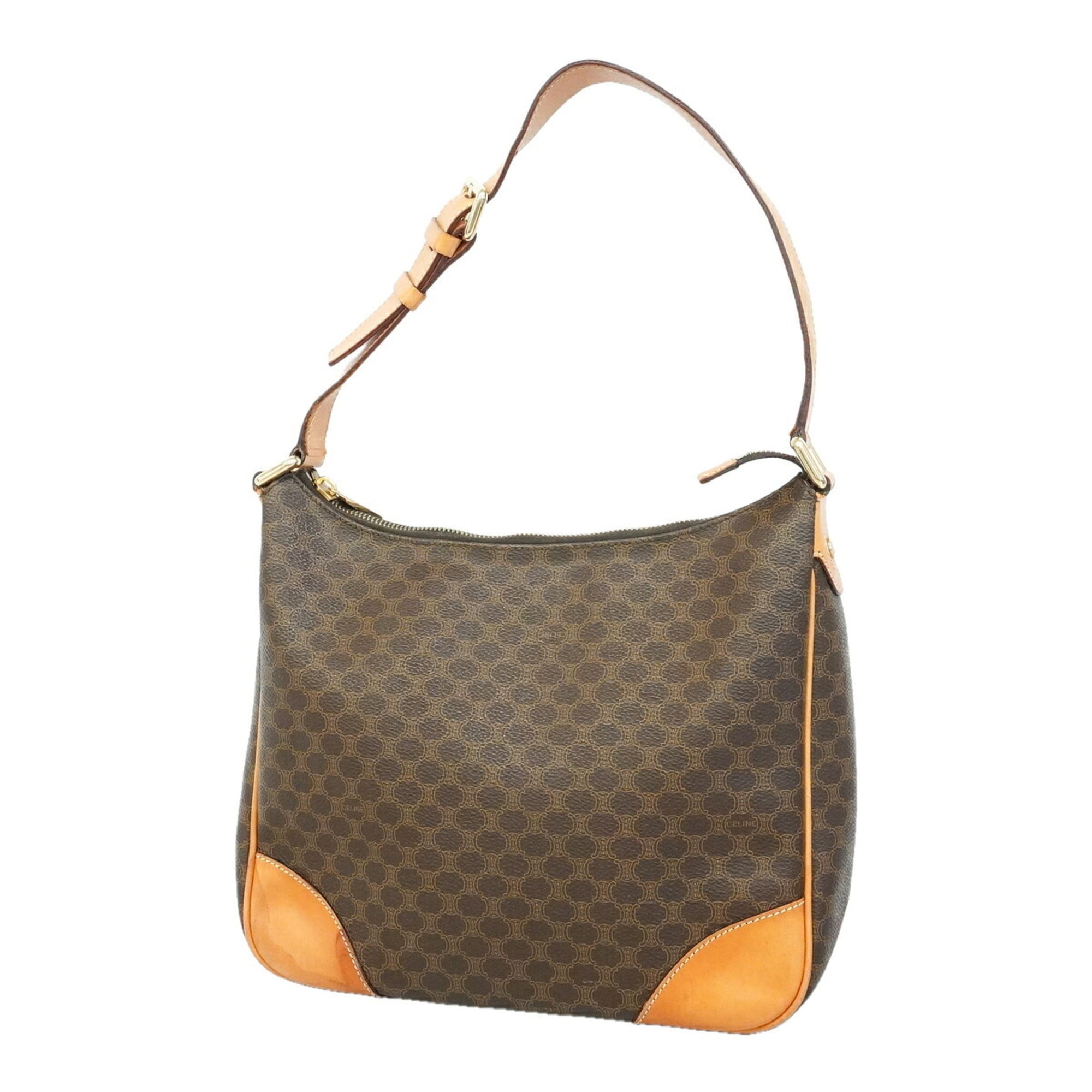 Celine Brown Pvc Shoulder Bag (Pre-Owned)