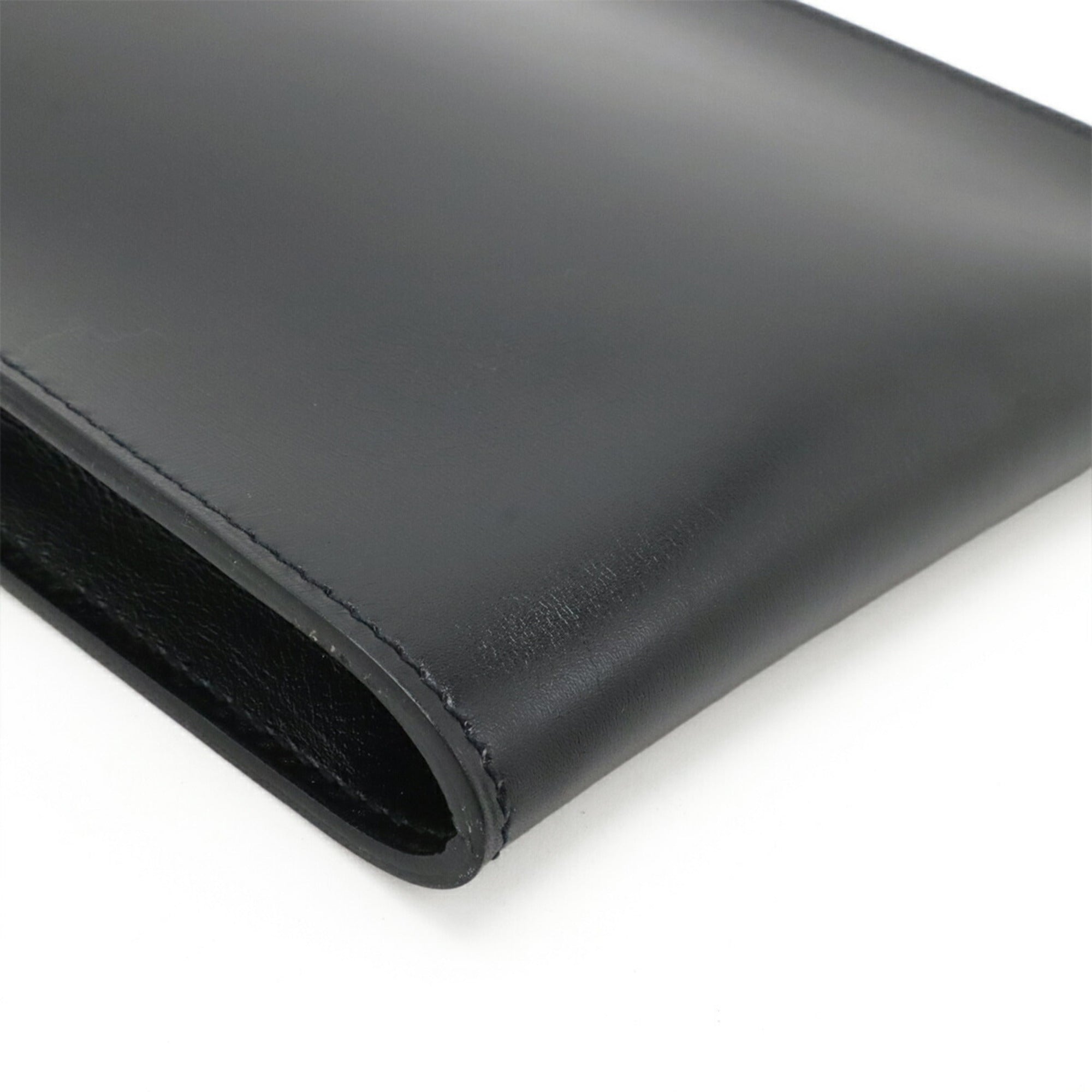 Hermes Onimaitou Black Leather Shoulder Bag (Pre-Owned)