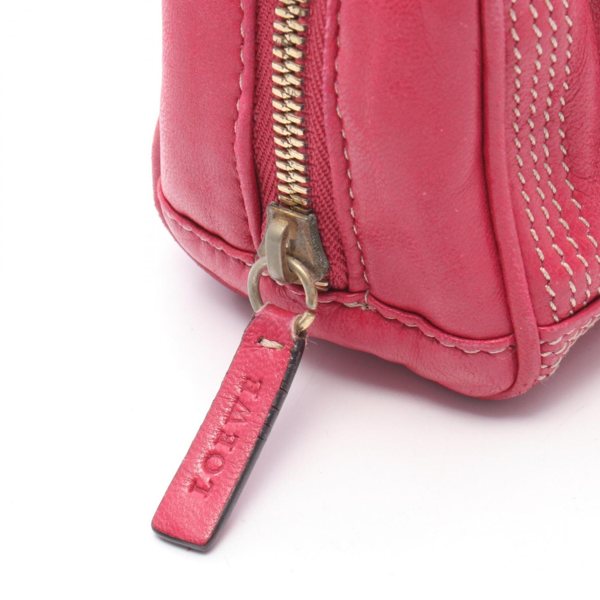 Loewe Pink Leather Handbag (Pre-Owned)