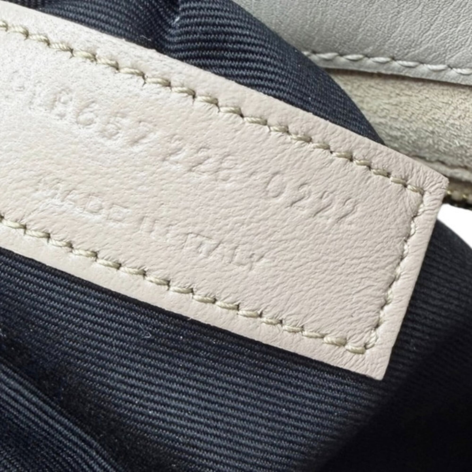 Saint Laurent Ivory Leather Handbag (Pre-Owned)