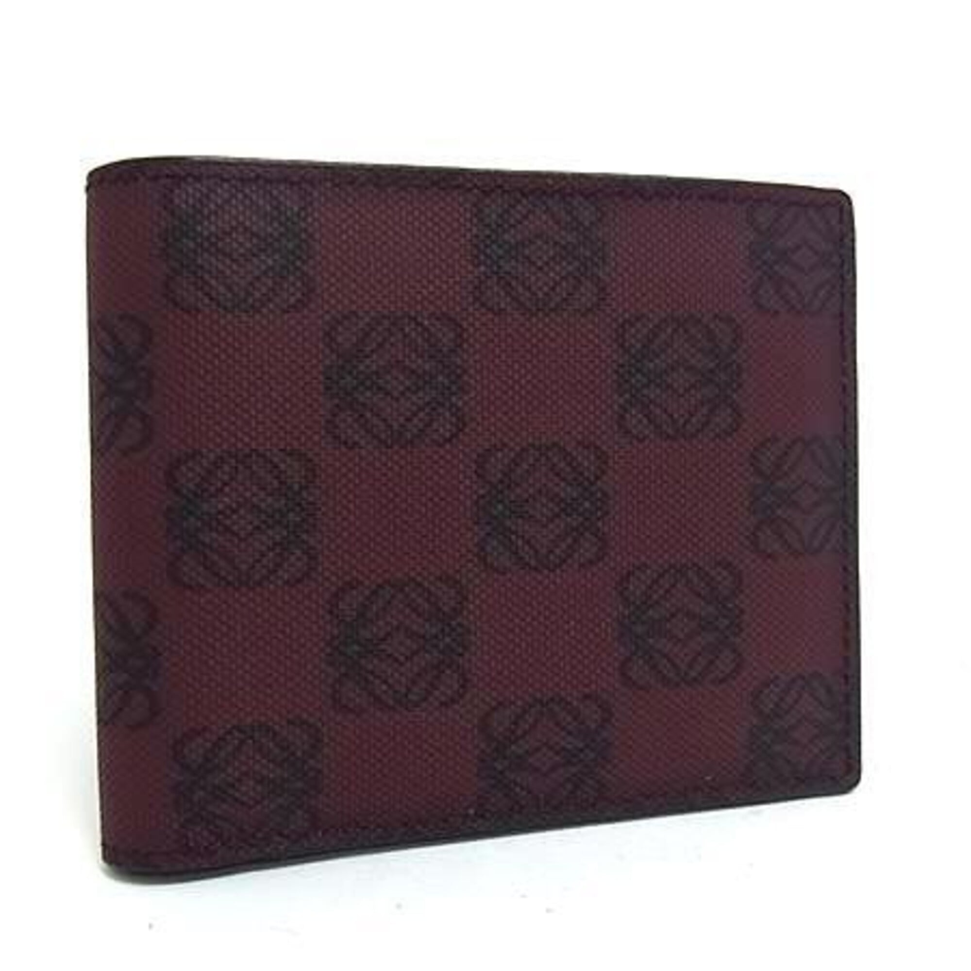 Loewe Black Bordeaux Pvc Wallet (Bi-Fold) (Pre-Owned)