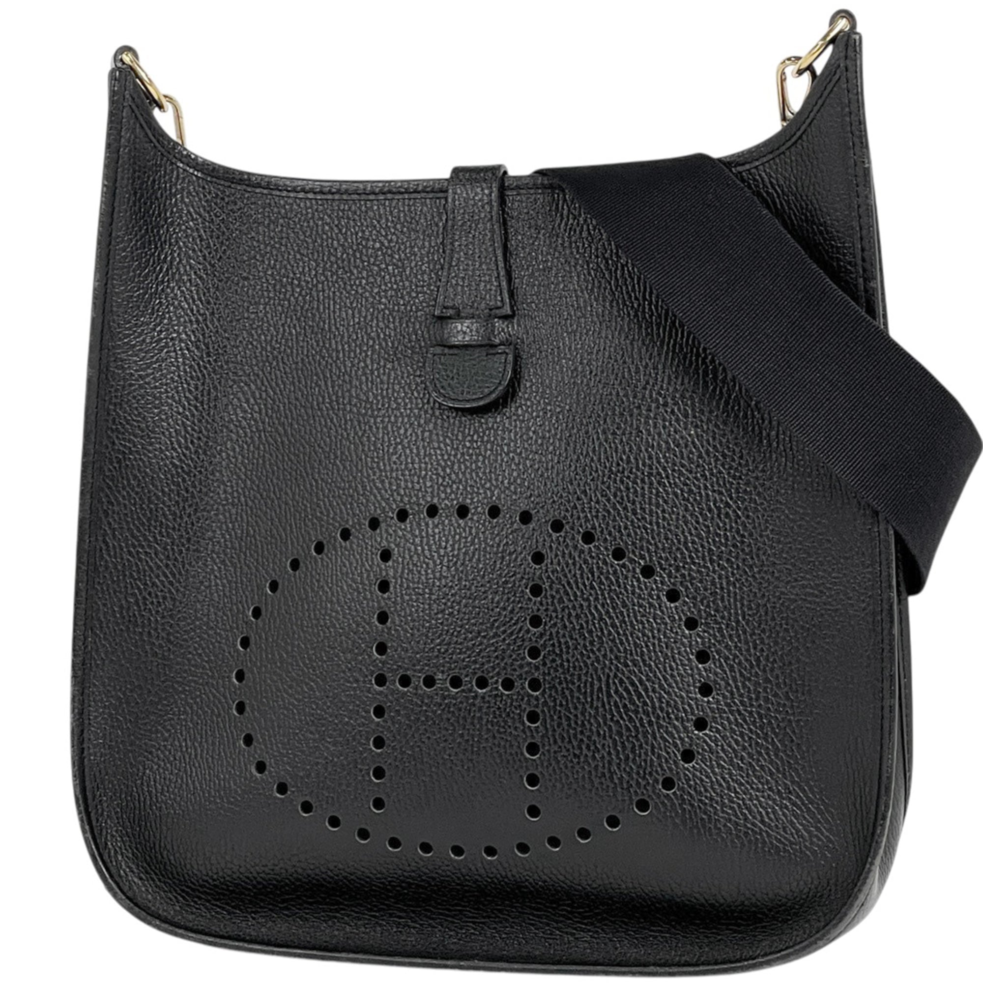 Hermes Black Ardennes Leather Shoulder Bag (Pre-Owned)