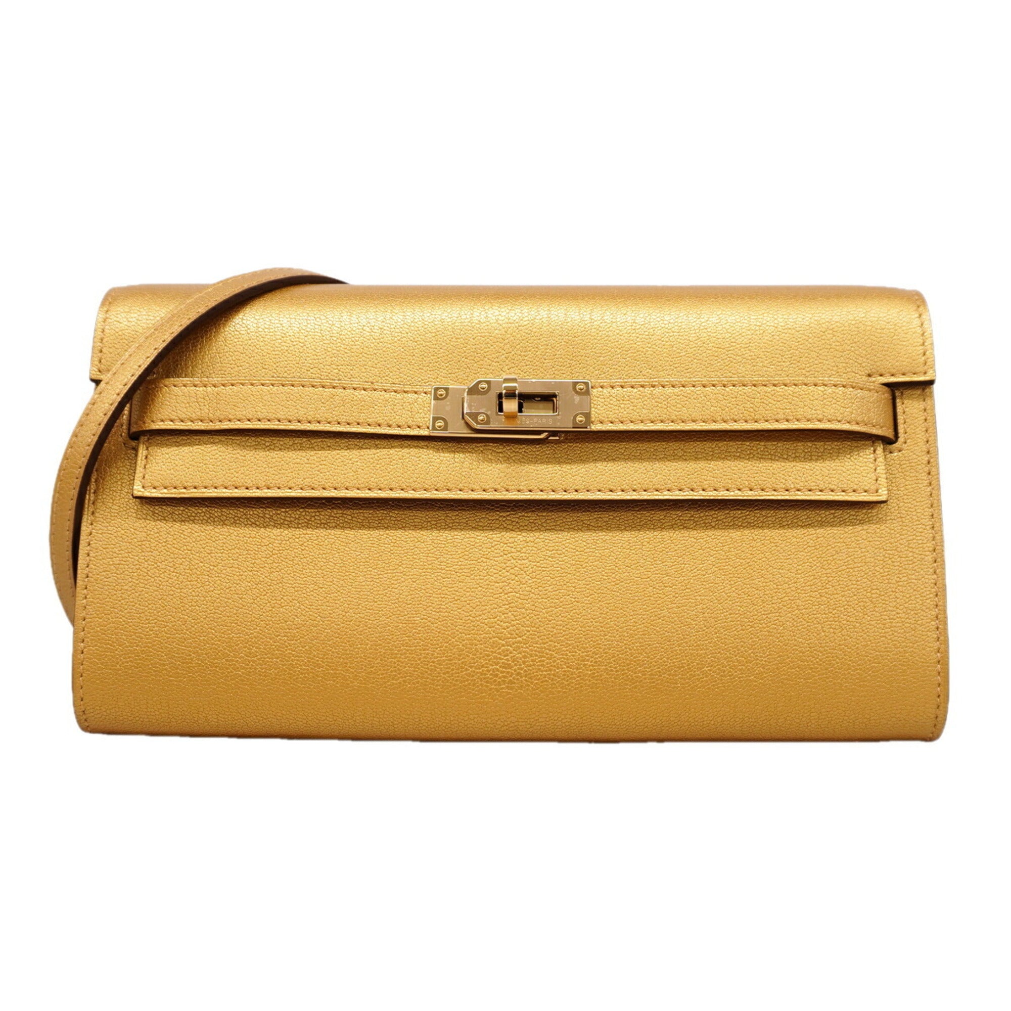 Hermes Gold Chain/Shoulder Wallet (Pre-Owned)