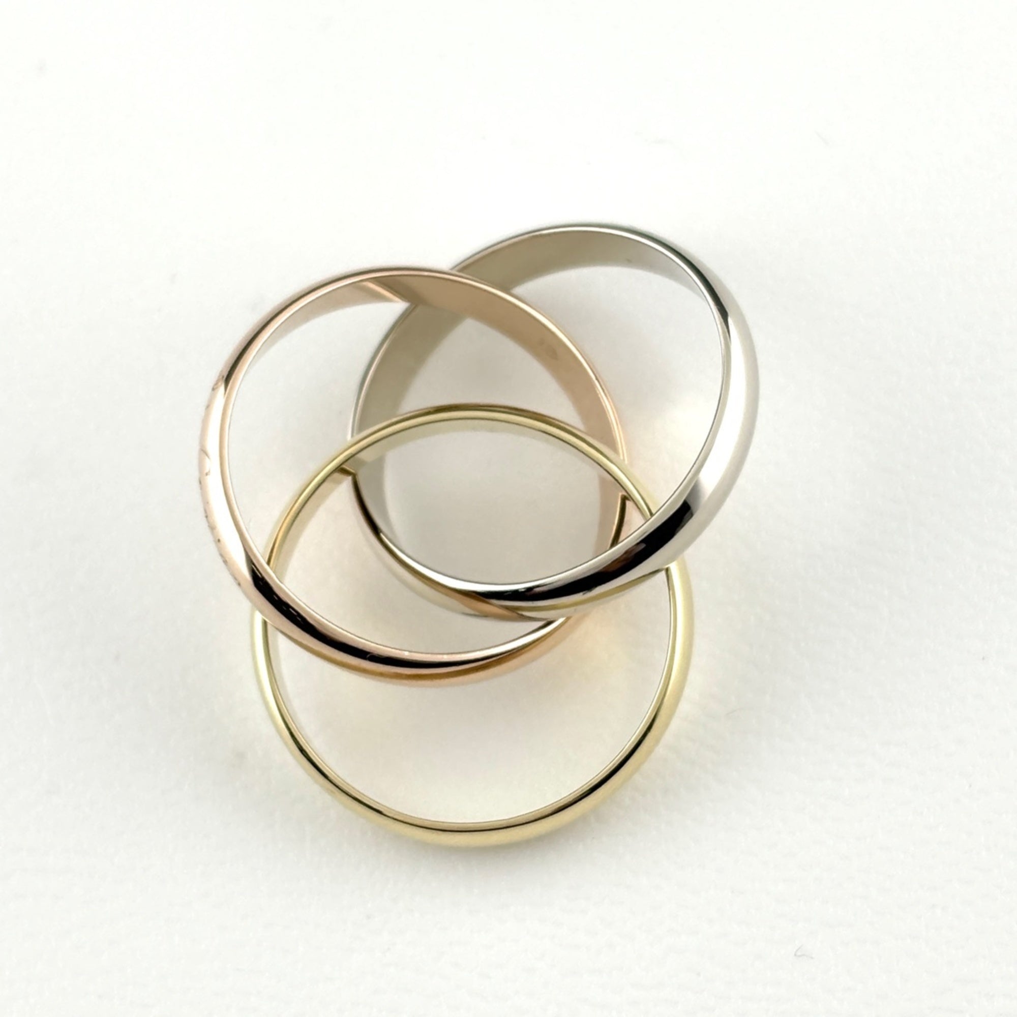 Cartier Yellow Gold (18K) Pink Gold (18K) White Gold (18K) Band Ring (Pre-Owned)