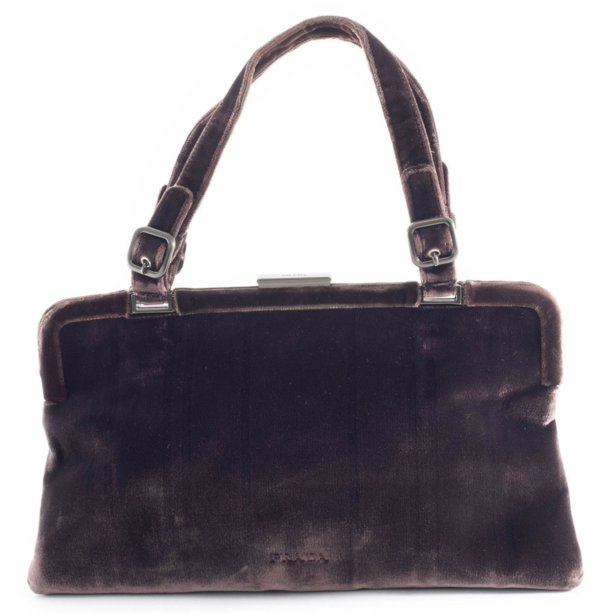 Prada Dark Brown Leather Handbag (Pre-Owned)