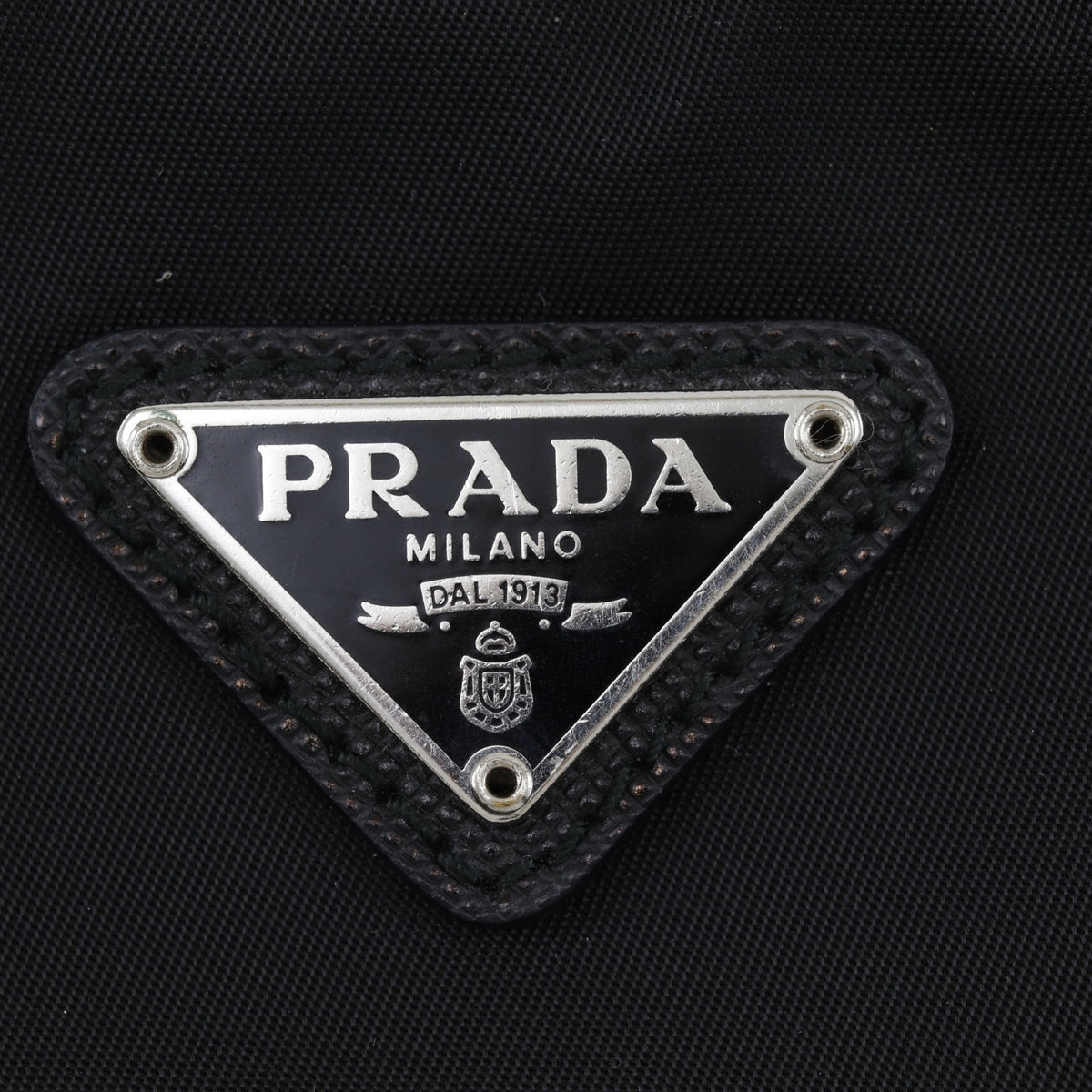 Prada Saffiano Black Nero Nylon Saffiano Shoulder Bag (Pre-Owned)