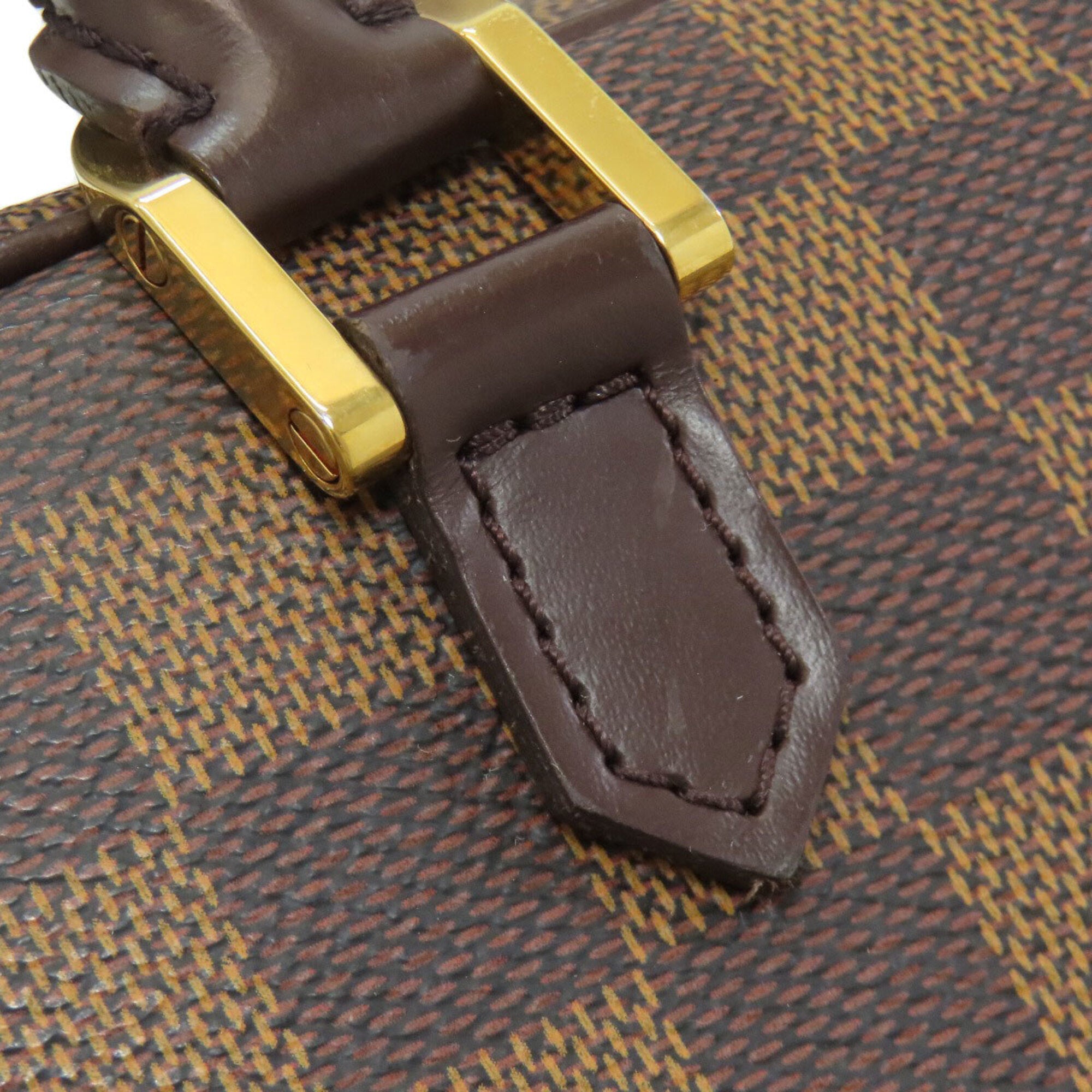 Louis Vuitton Damier Canvas Ebene Damier Canvas Handbag (Pre-Owned)
