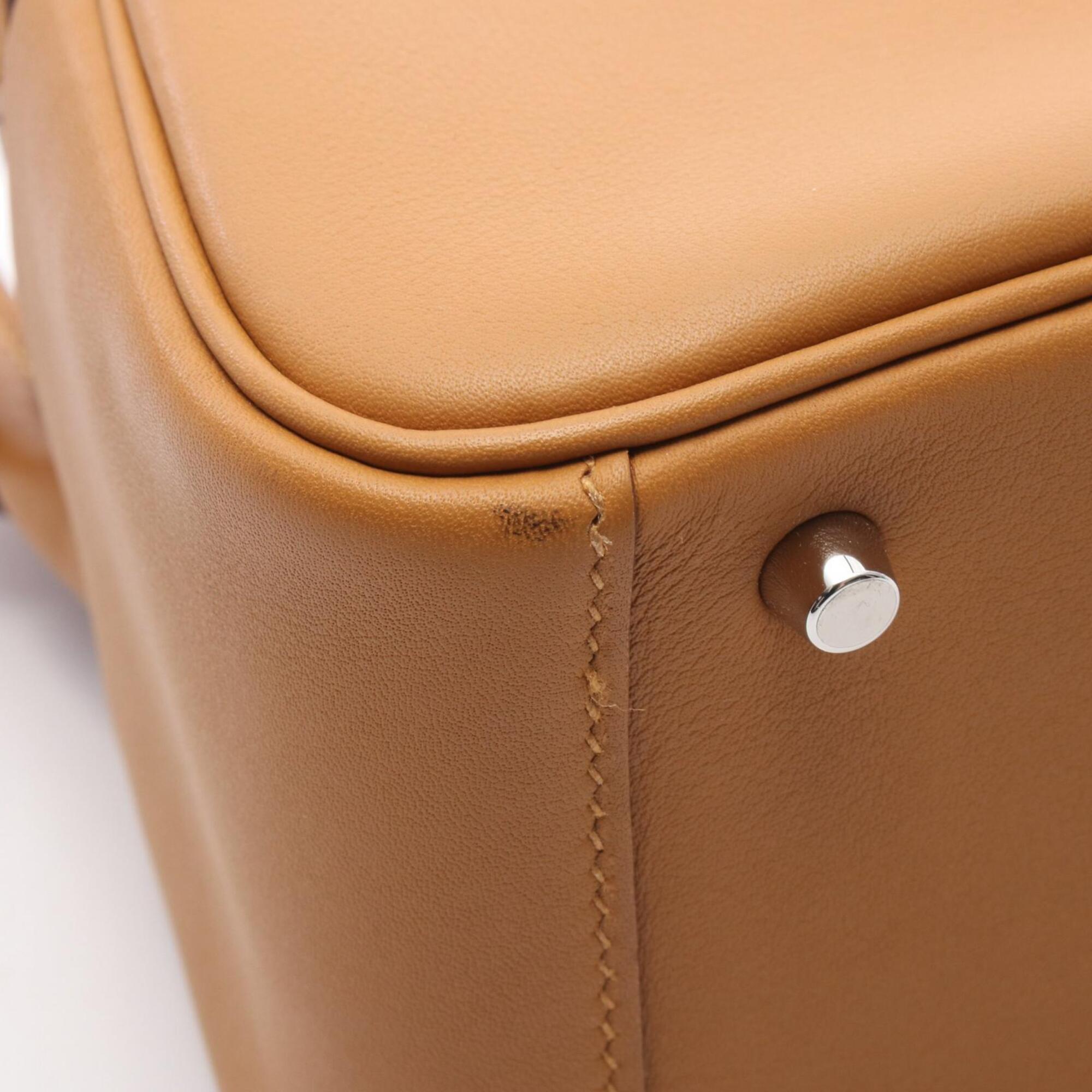Hermes Brown Camel Swift Leather Handbag Shoulder Bag (Pre-Owned)