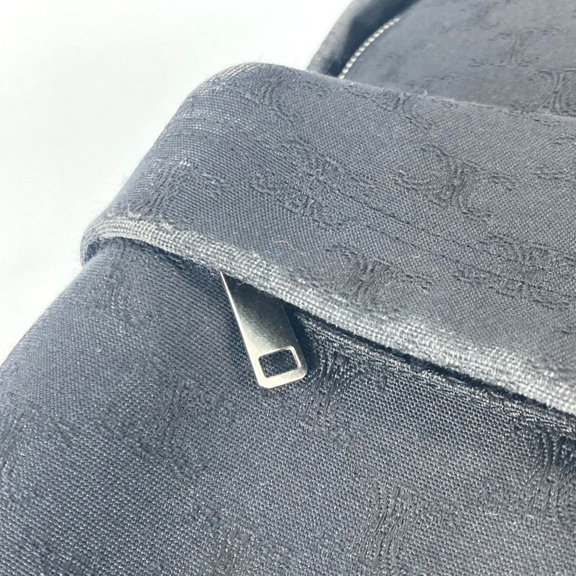 Celine Black Canvas Leather Backpack (Pre-Owned)