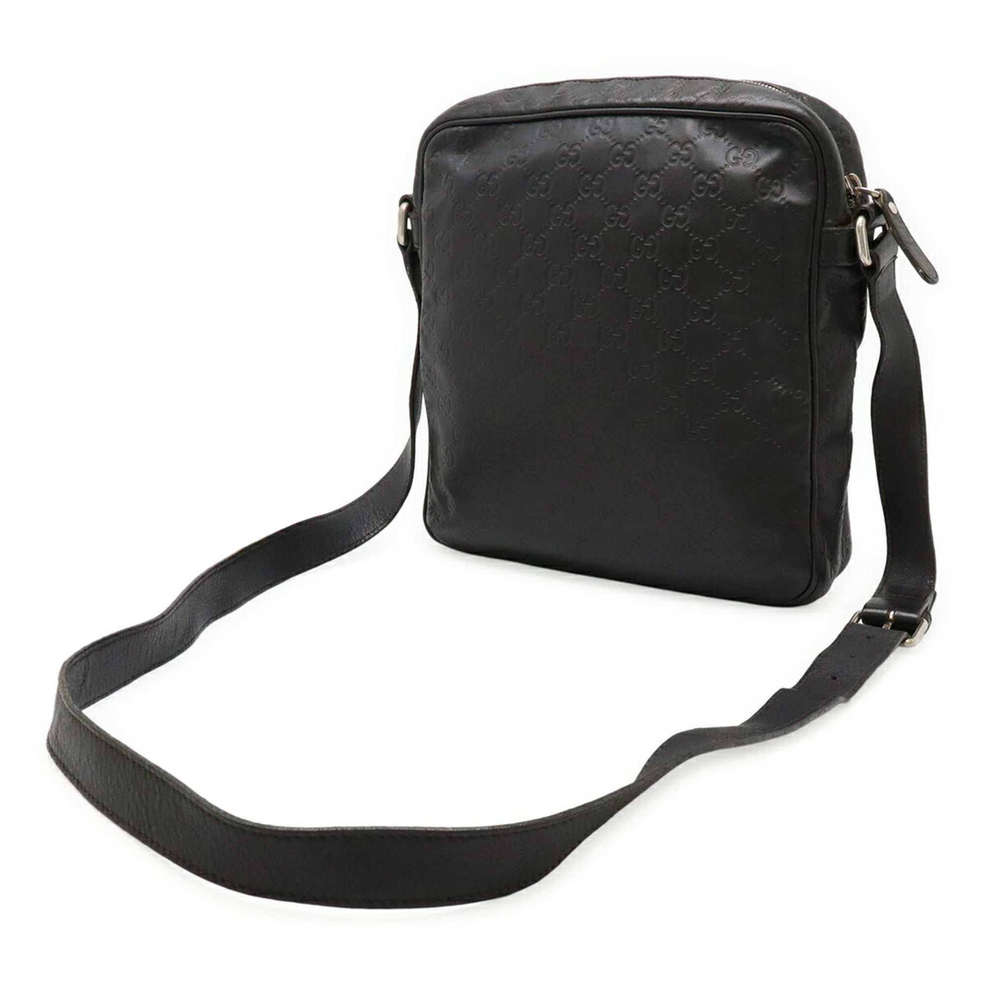 Gucci Black Leather Shoulder Bag (Pre-Owned)