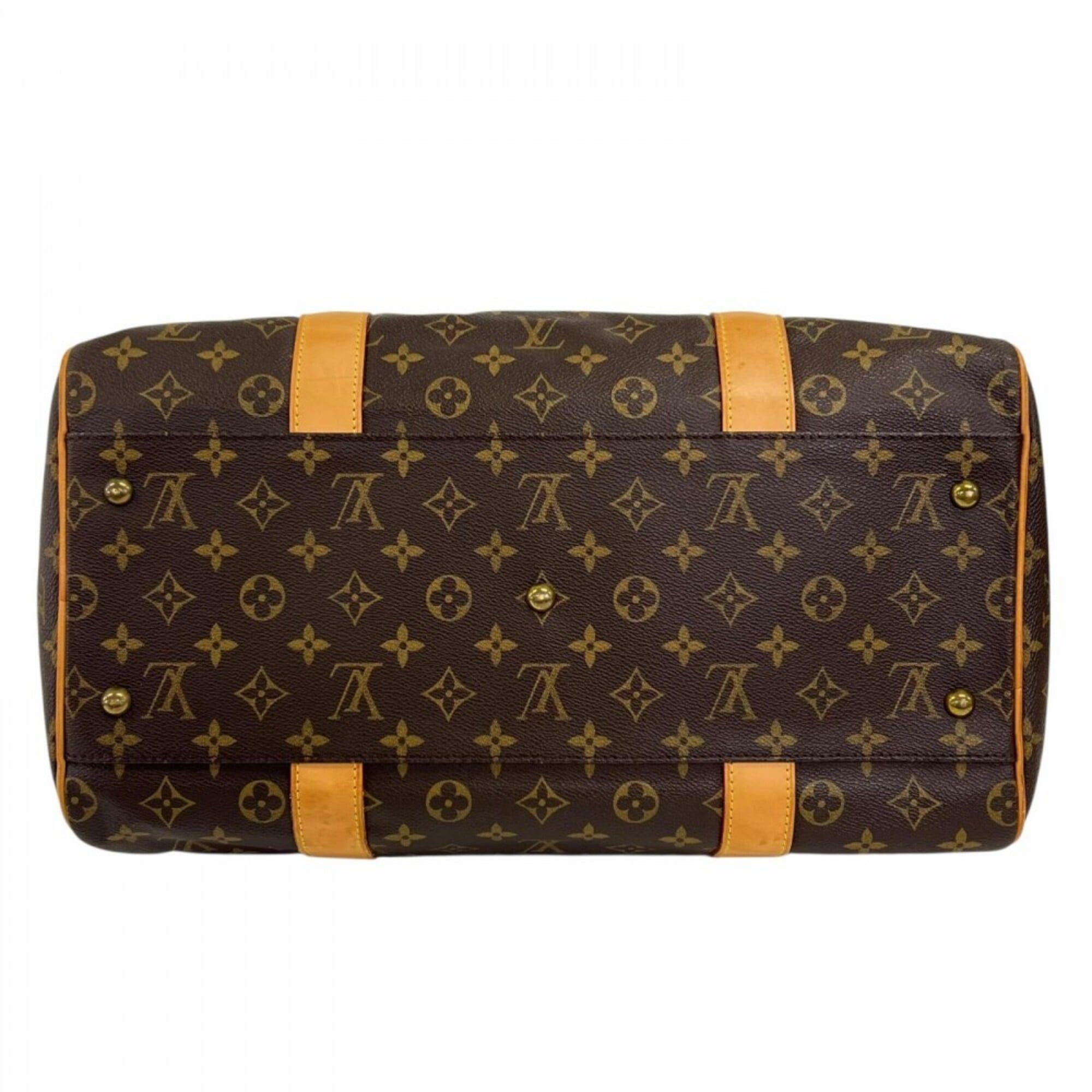 Louis Vuitton Brown Monogram Or White Monogram Boston Bag (Pre-Owned)