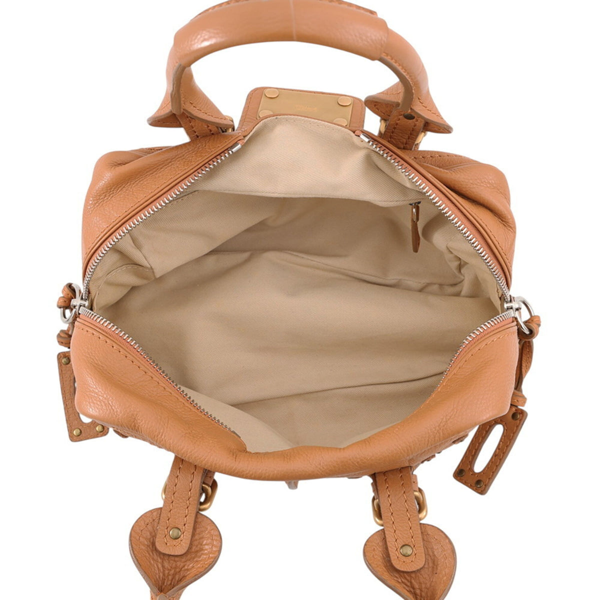 Chloé Paddington Light Brown Leather Handbag (Pre-Owned)