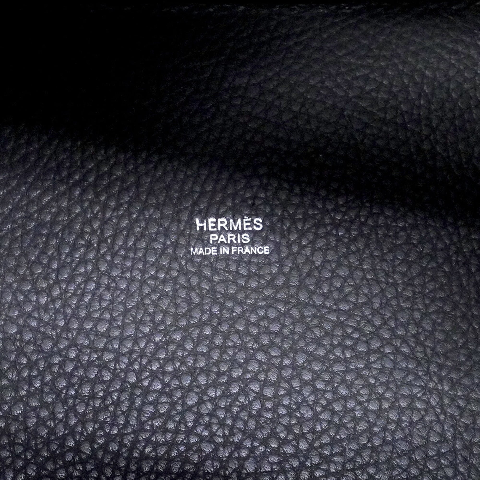 Hermes Olive Green Taurillon Clemence Leather Handbag (Pre-Owned)
