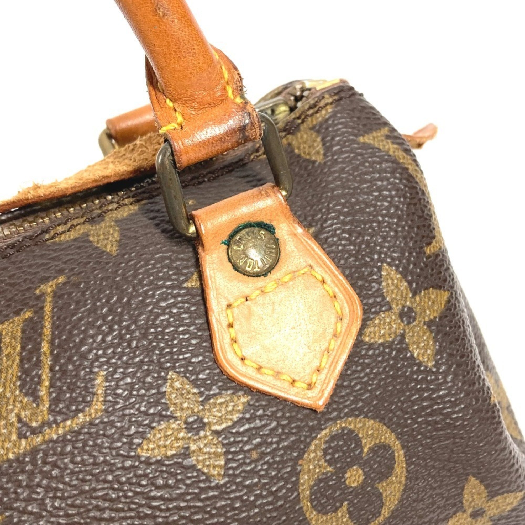 Louis Vuitton Brown Monogram Canvas Monogram Handbag Pouch (Pre-Owned)