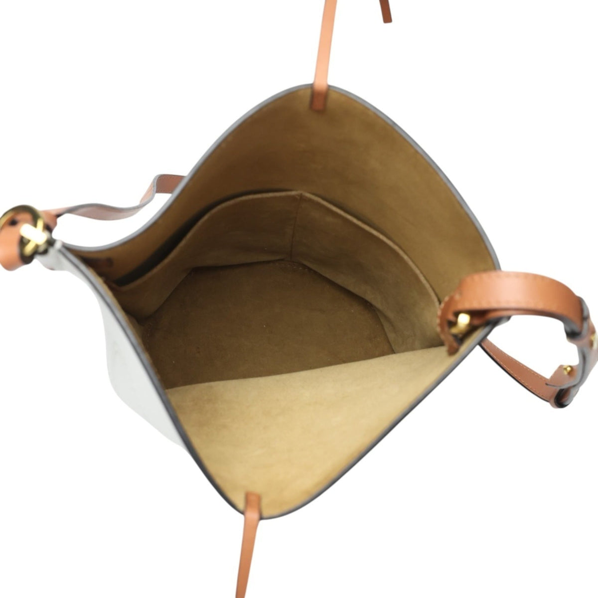 Loewe Gray Leather Shoulder Bag (Pre-Owned)