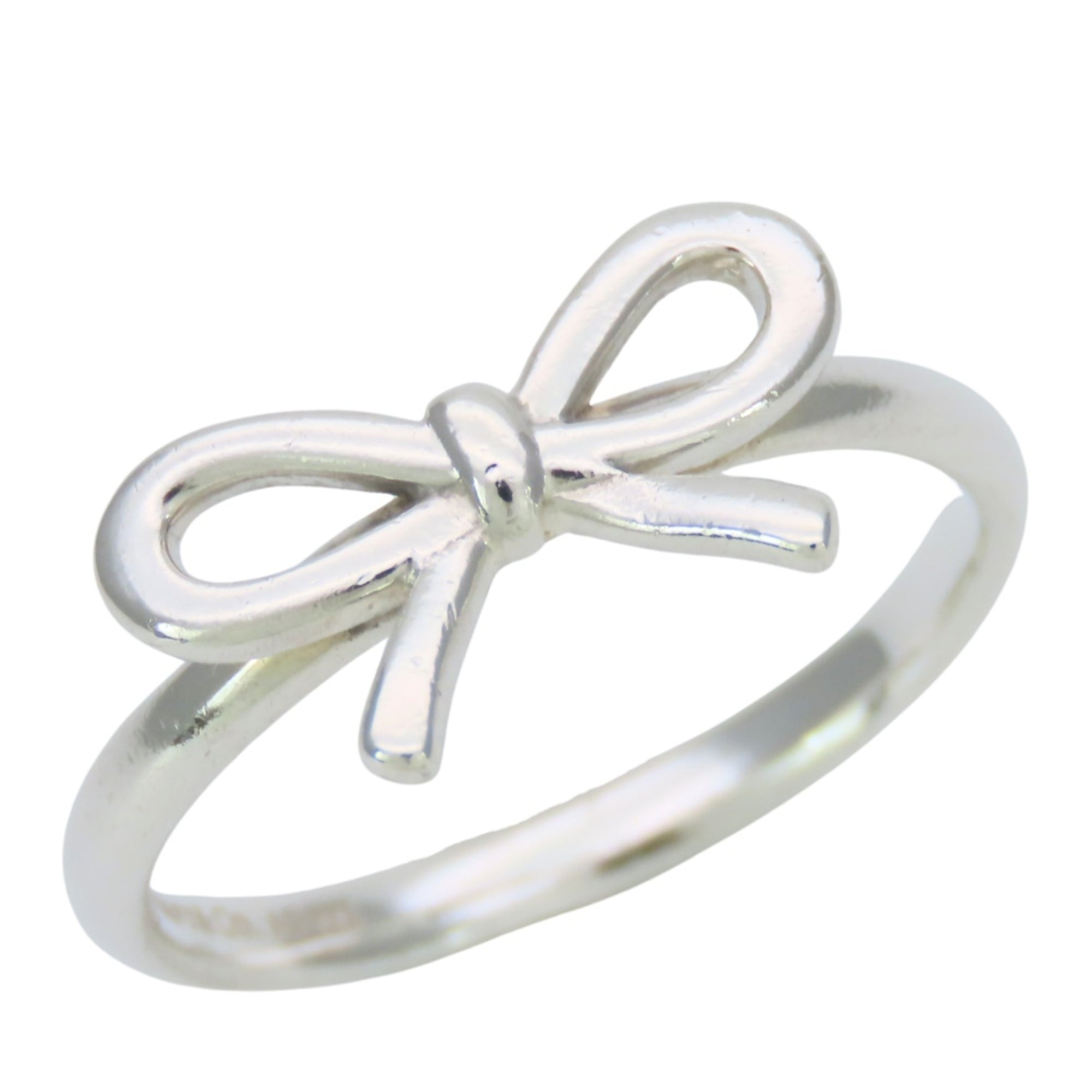Tiffany Silver Silver 925 Band Ring (Pre-Owned)