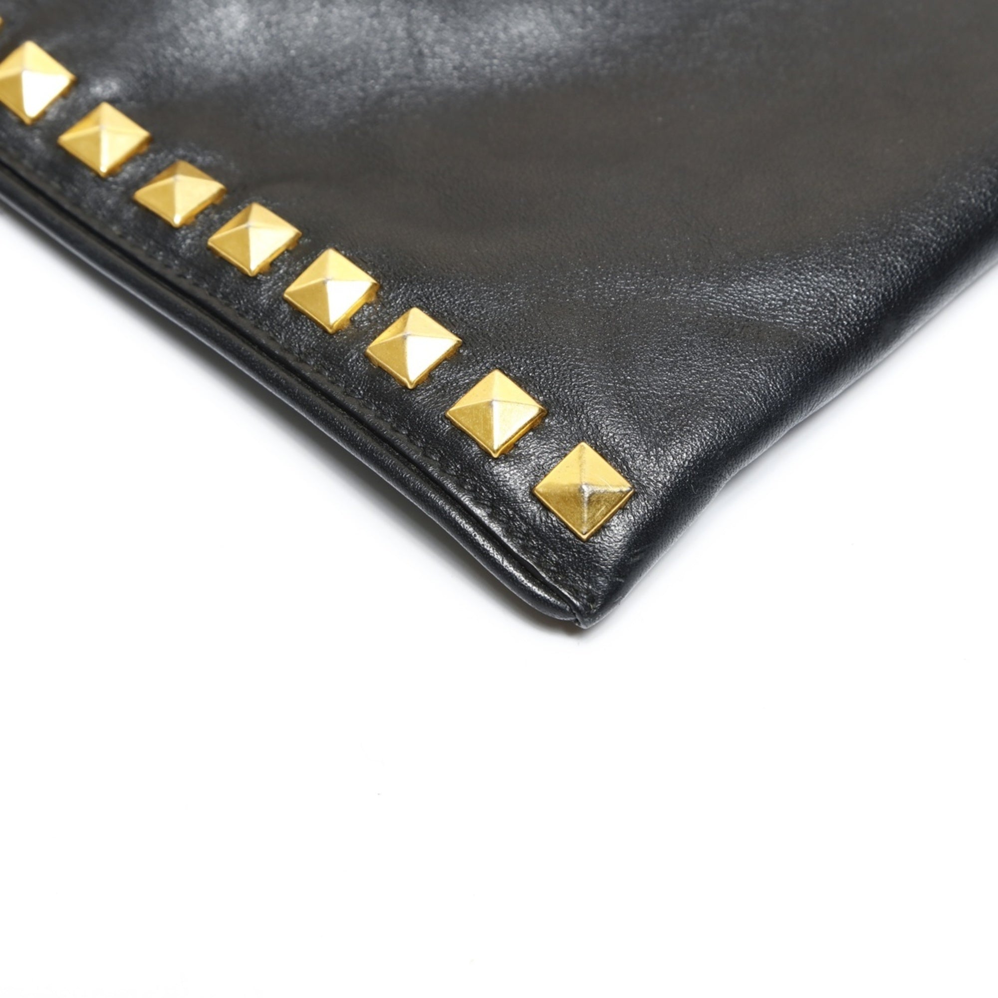 Miu Miu Black Leather Clutch Bag (Pre-Owned)