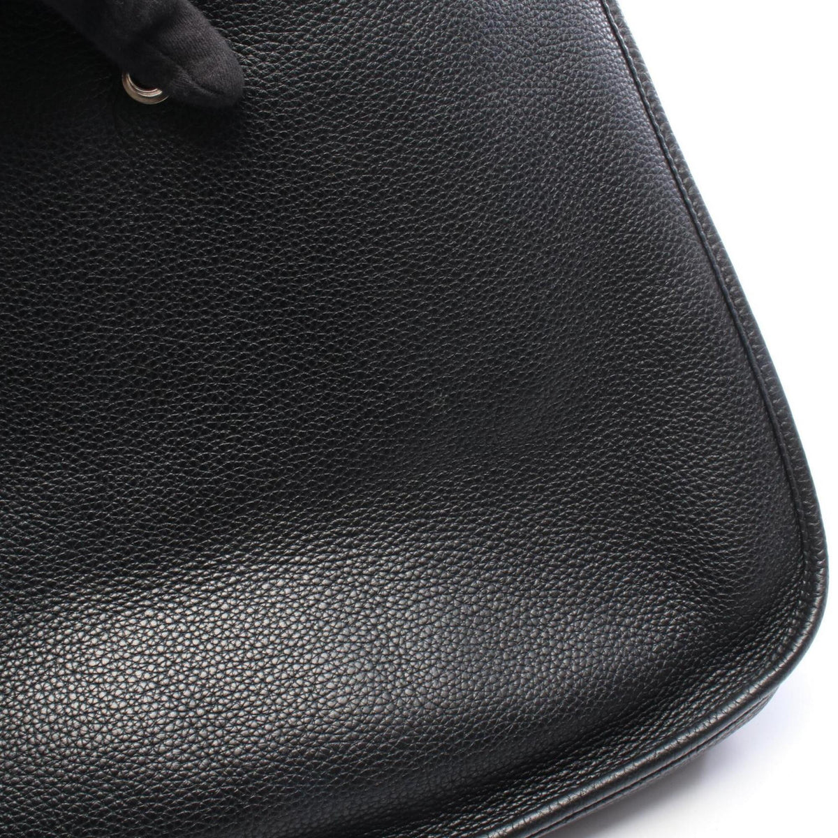 Hermes Black Taurillon Clemence Leather Handbag Shoulder Bag (Pre-Owned)