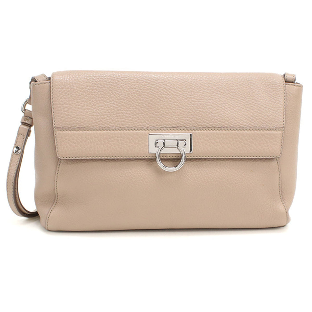 Salvatore Ferragamo Pink Leather Shoulder Bag (Pre-Owned)