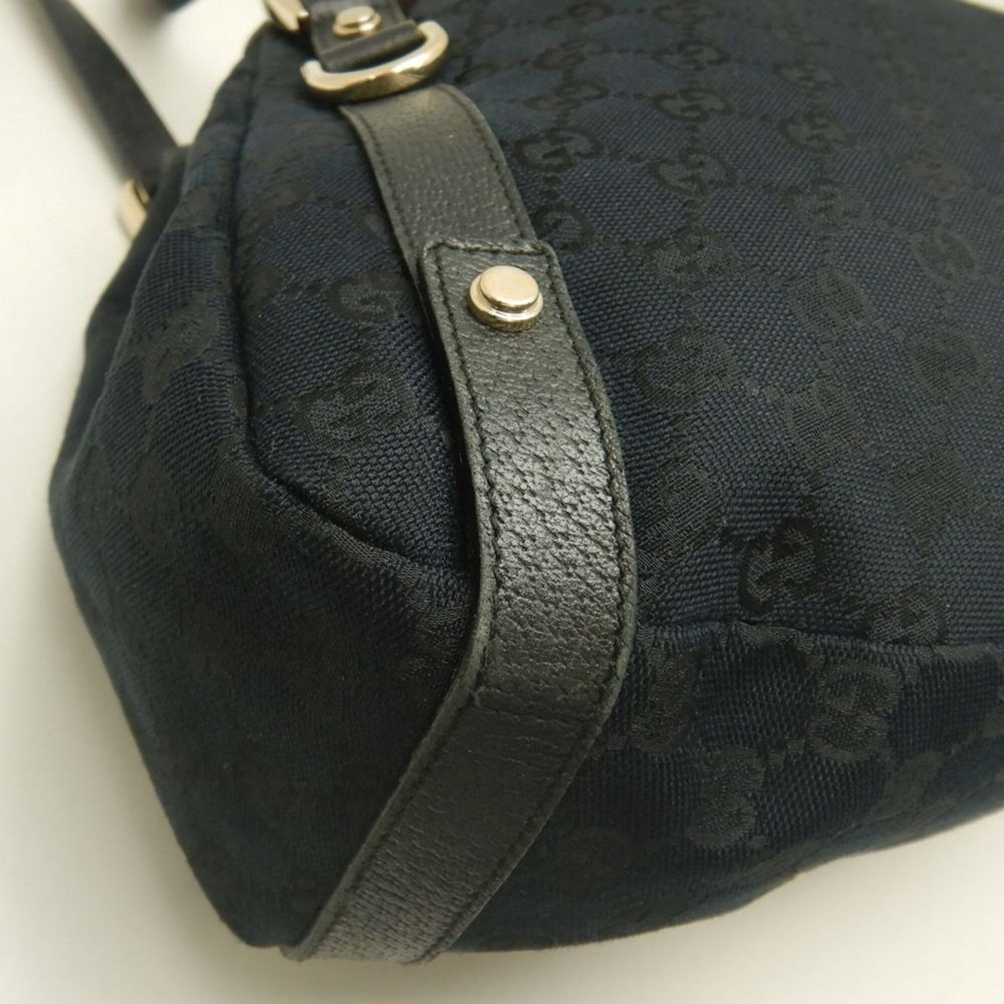 Gucci Black Gg Canvas Tote Bag (Pre-Owned)