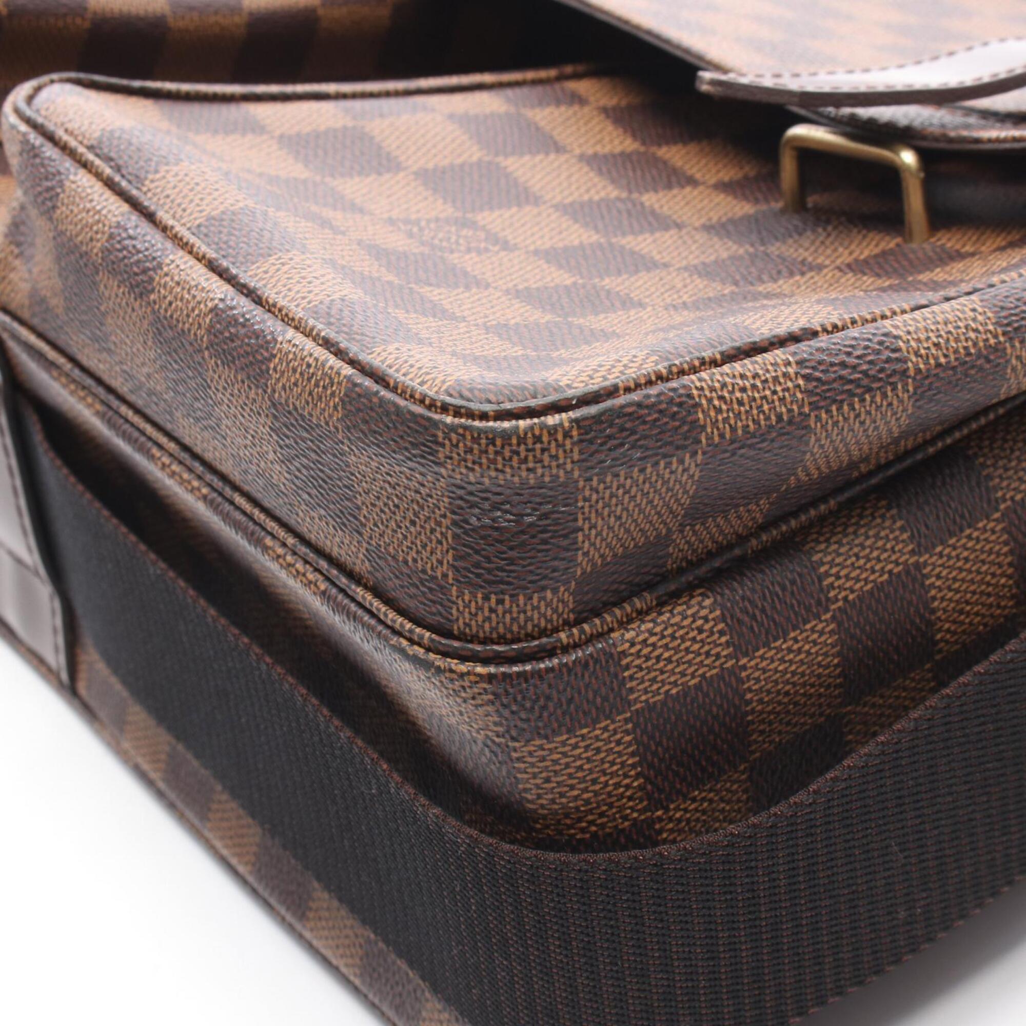 Louis Vuitton Brown Damier Canvas Damier Canvas Handbag Shoulder Bag (Pre-Owned)