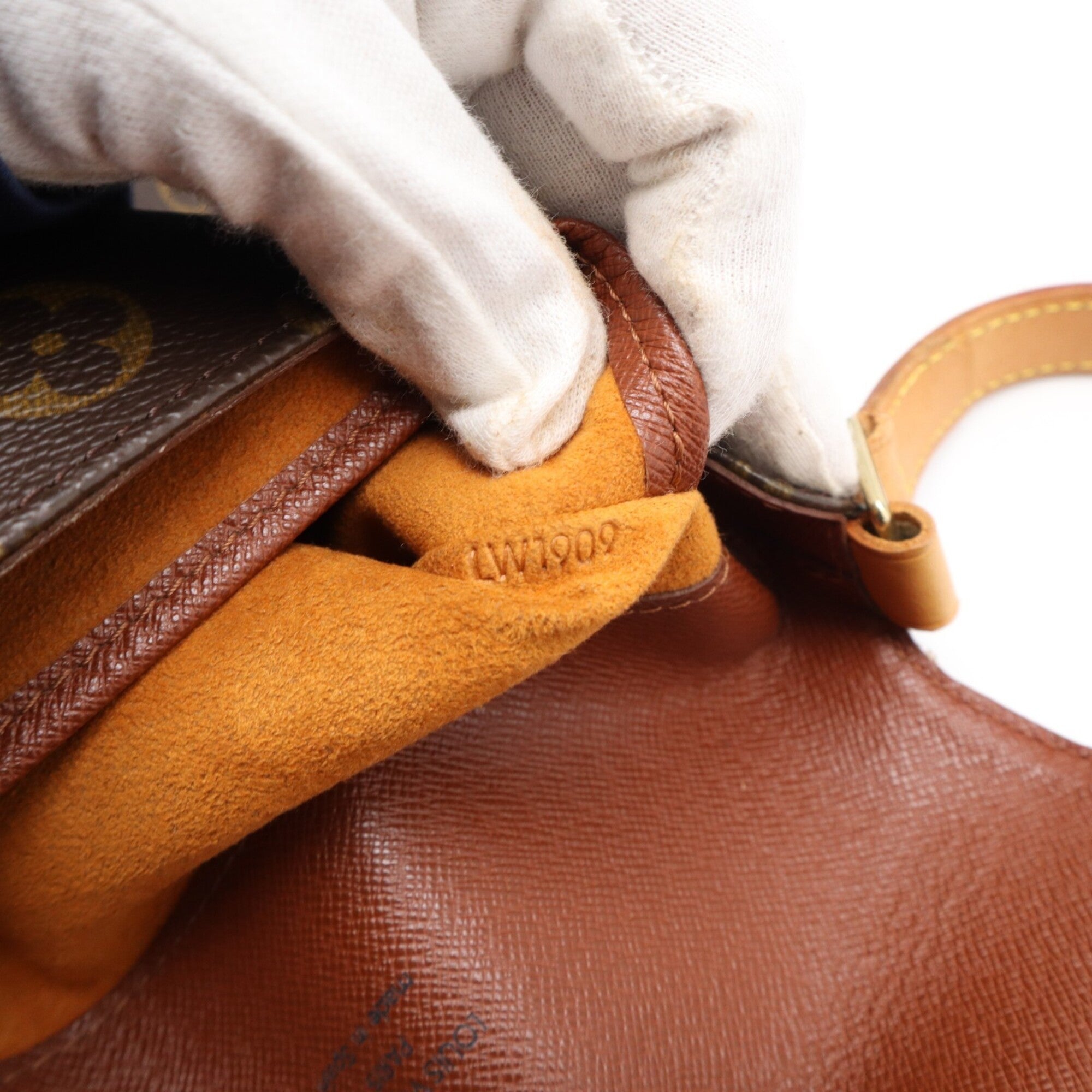 Louis Vuitton Monogram Brown Coated Canvas Leather Shoulder Bag (Pre-Owned)