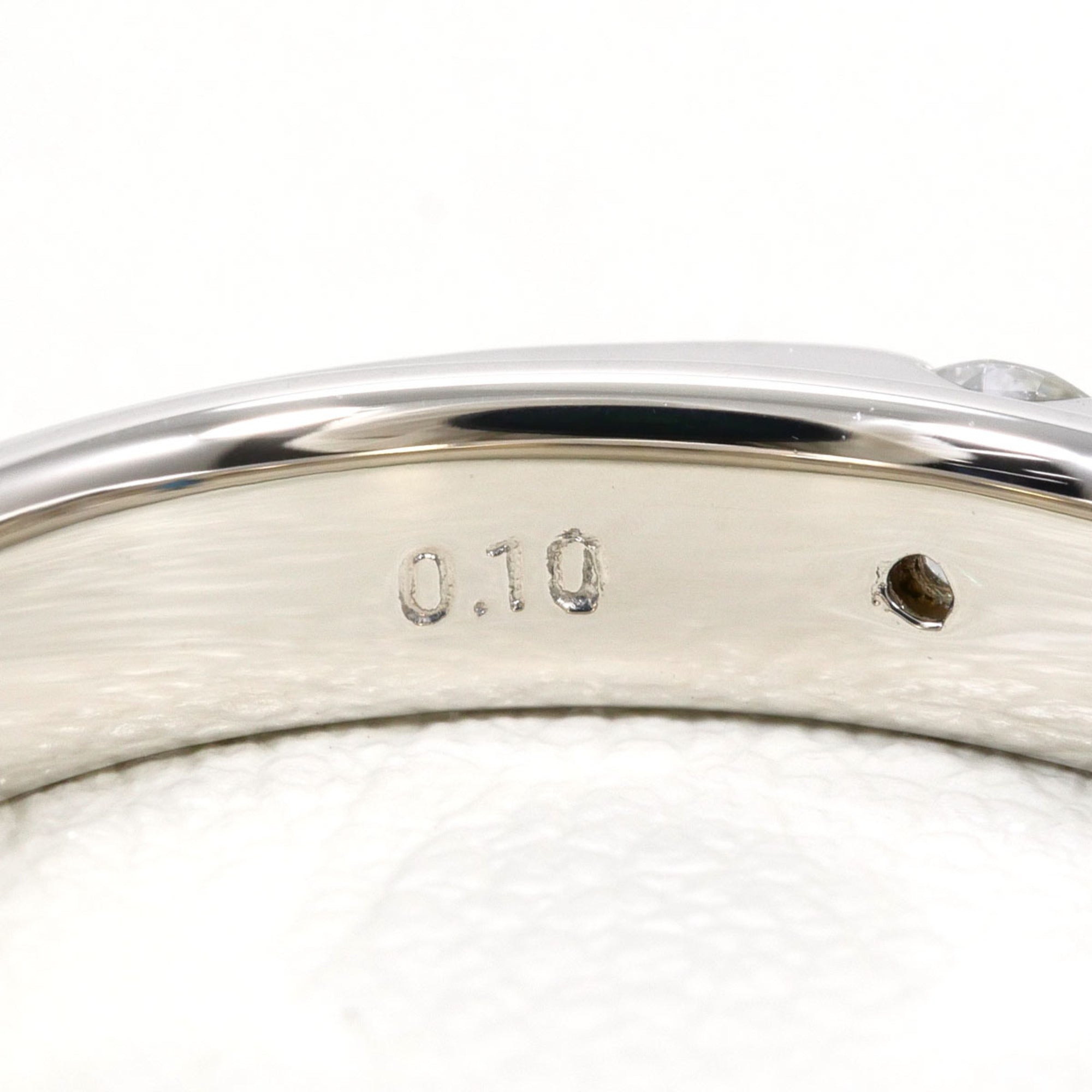Unbranded Blue Clear Platinum Platinum 950 Band Ring (Pre-Owned)