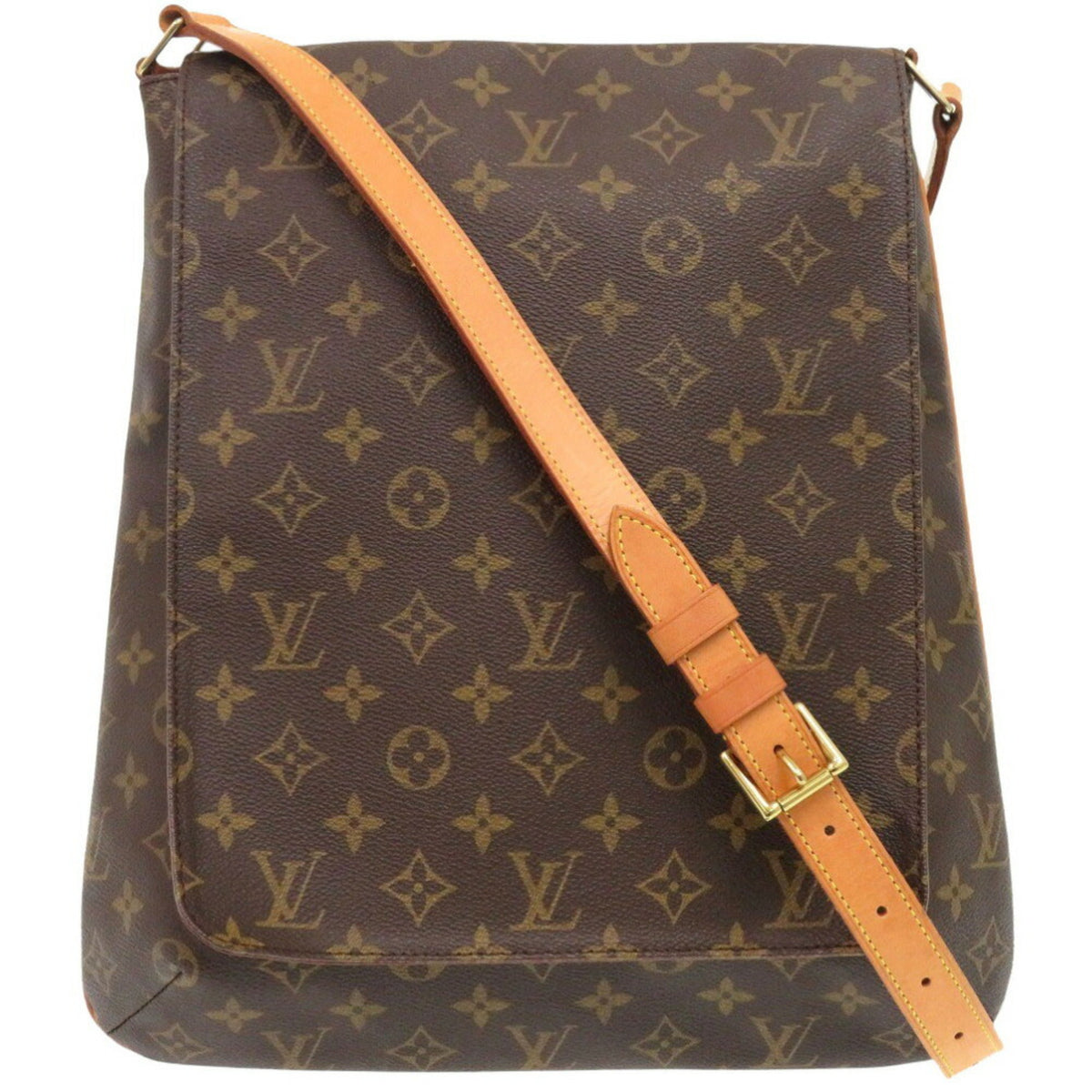 Louis Vuitton Brown Monogram Shoulder Bag (Pre-Owned)