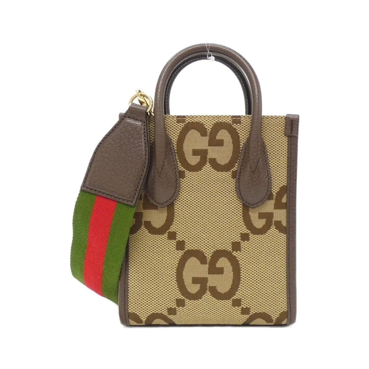 Gucci Gg Canvas Brown Gg Canvas Handbag (Pre-Owned)