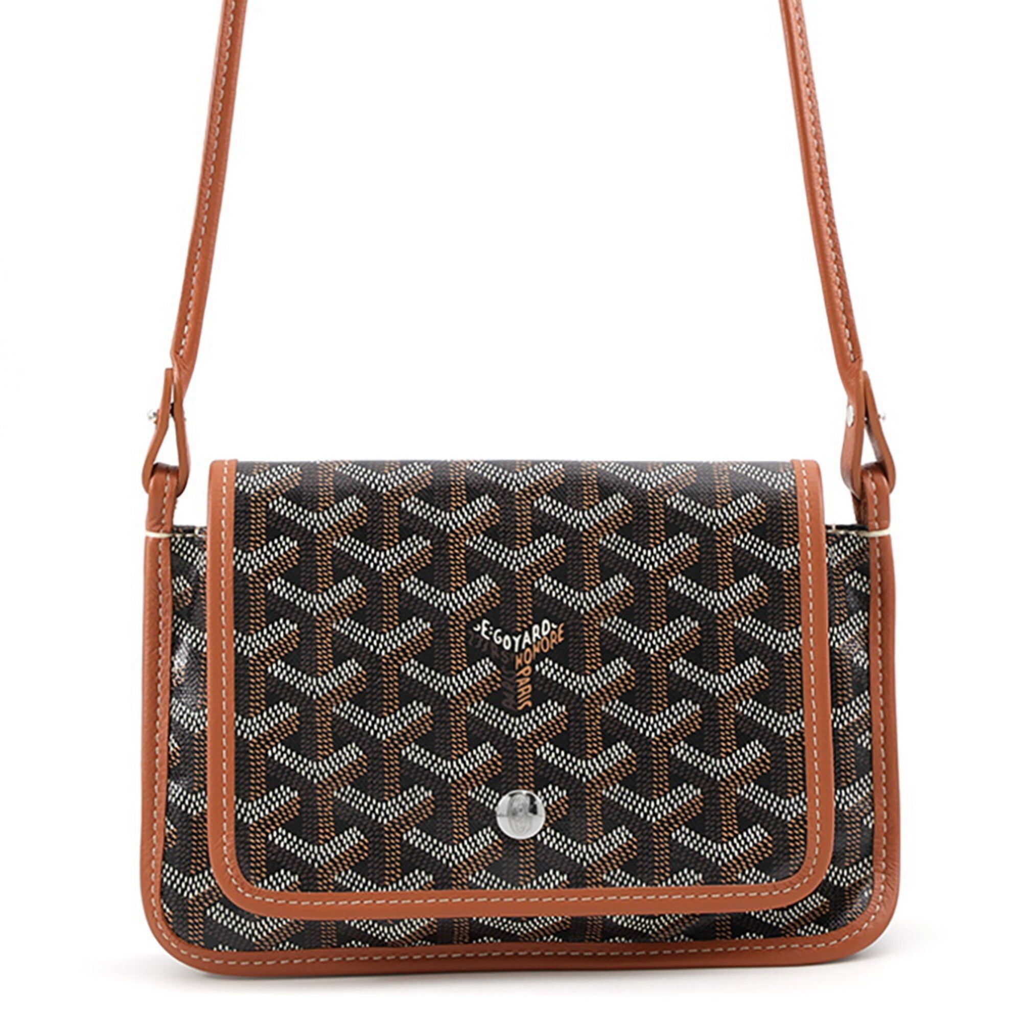 Goyard Black Pvc Leather Handbag Pochette Shoulder Bag (Pre-Owned)