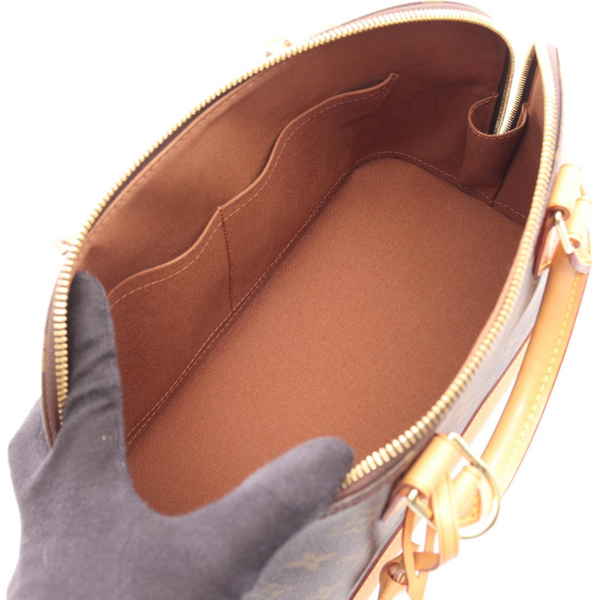 Louis Vuitton Brown Monogram Monogram Leather Handbag (Pre-Owned)