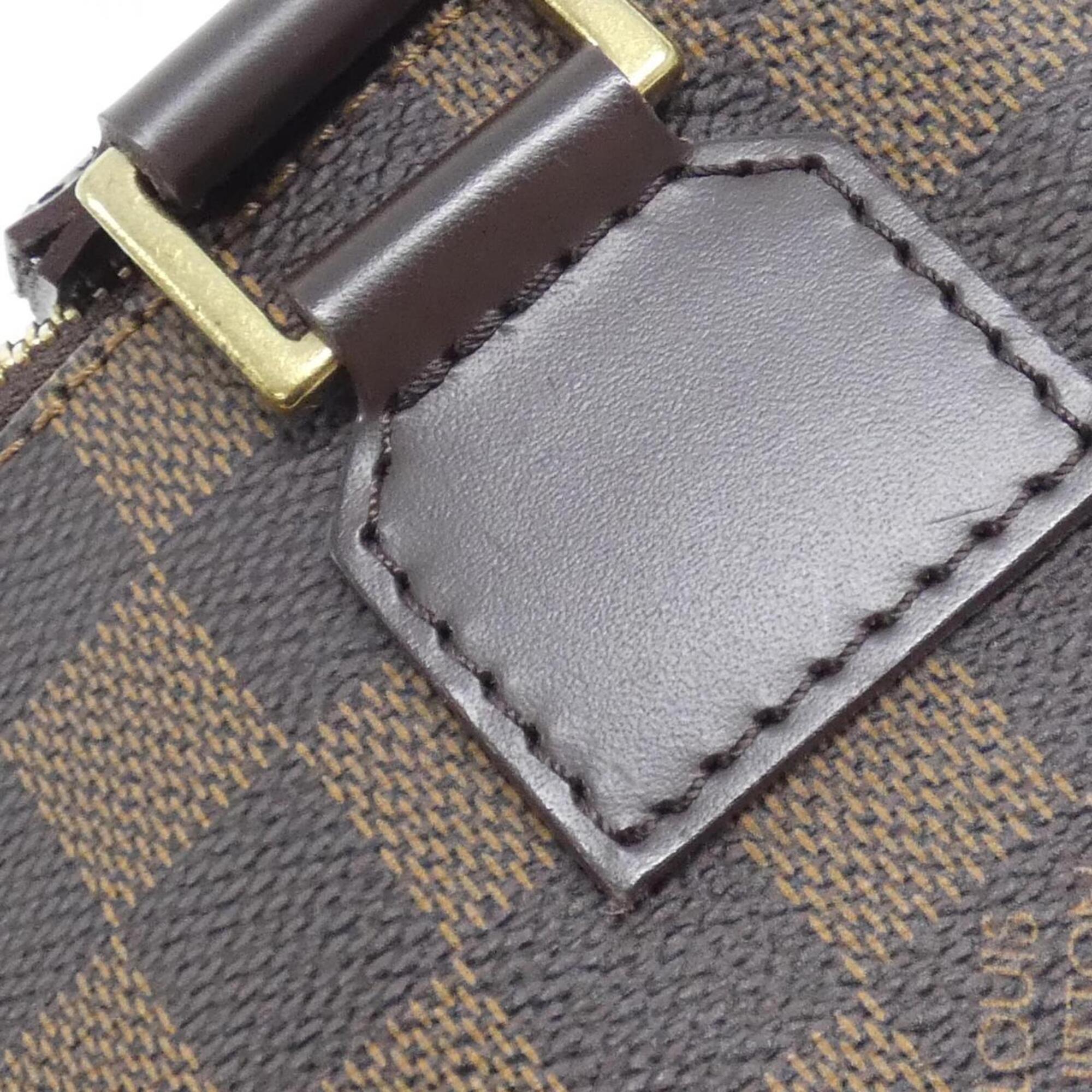 Louis Vuitton Ebene Coated Canvas Pochette Shoulder Bag (Pre-Owned)