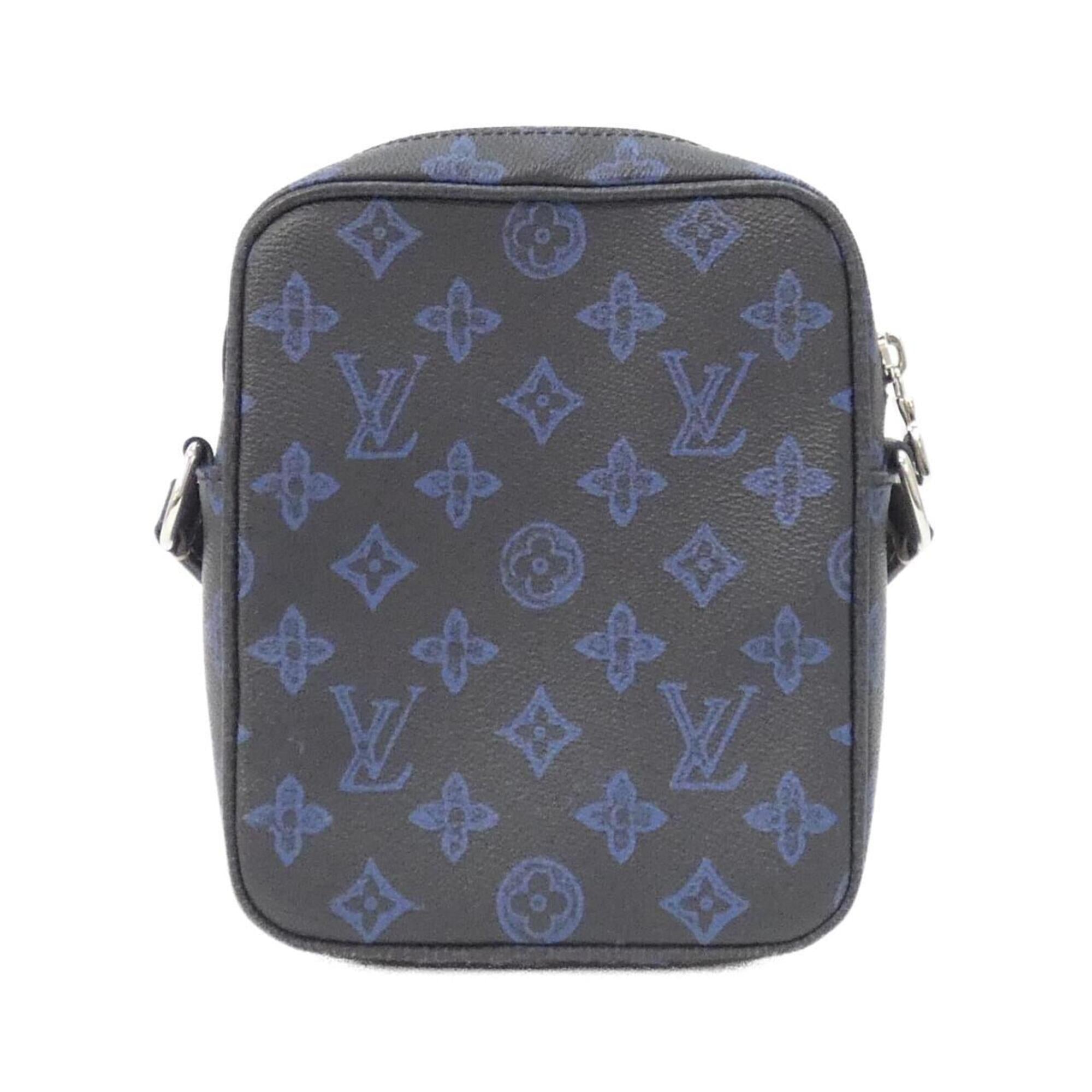 Louis Vuitton Blue Coated Canvas Shoulder Bag (Pre-Owned)