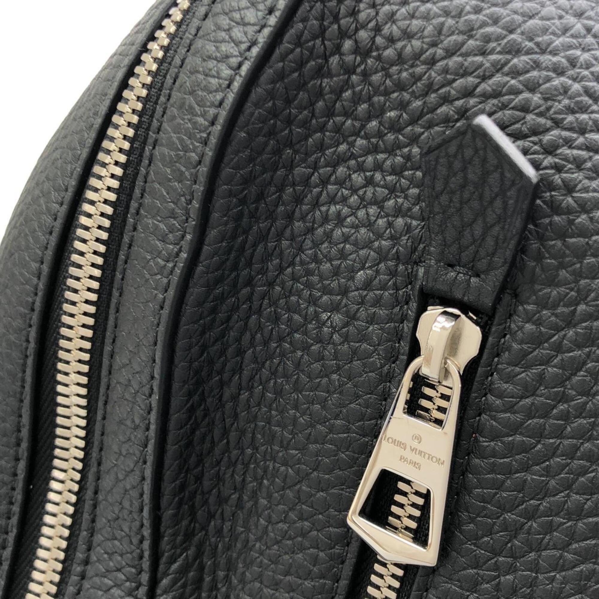 Louis Vuitton Black Leather Backpack (Pre-Owned)