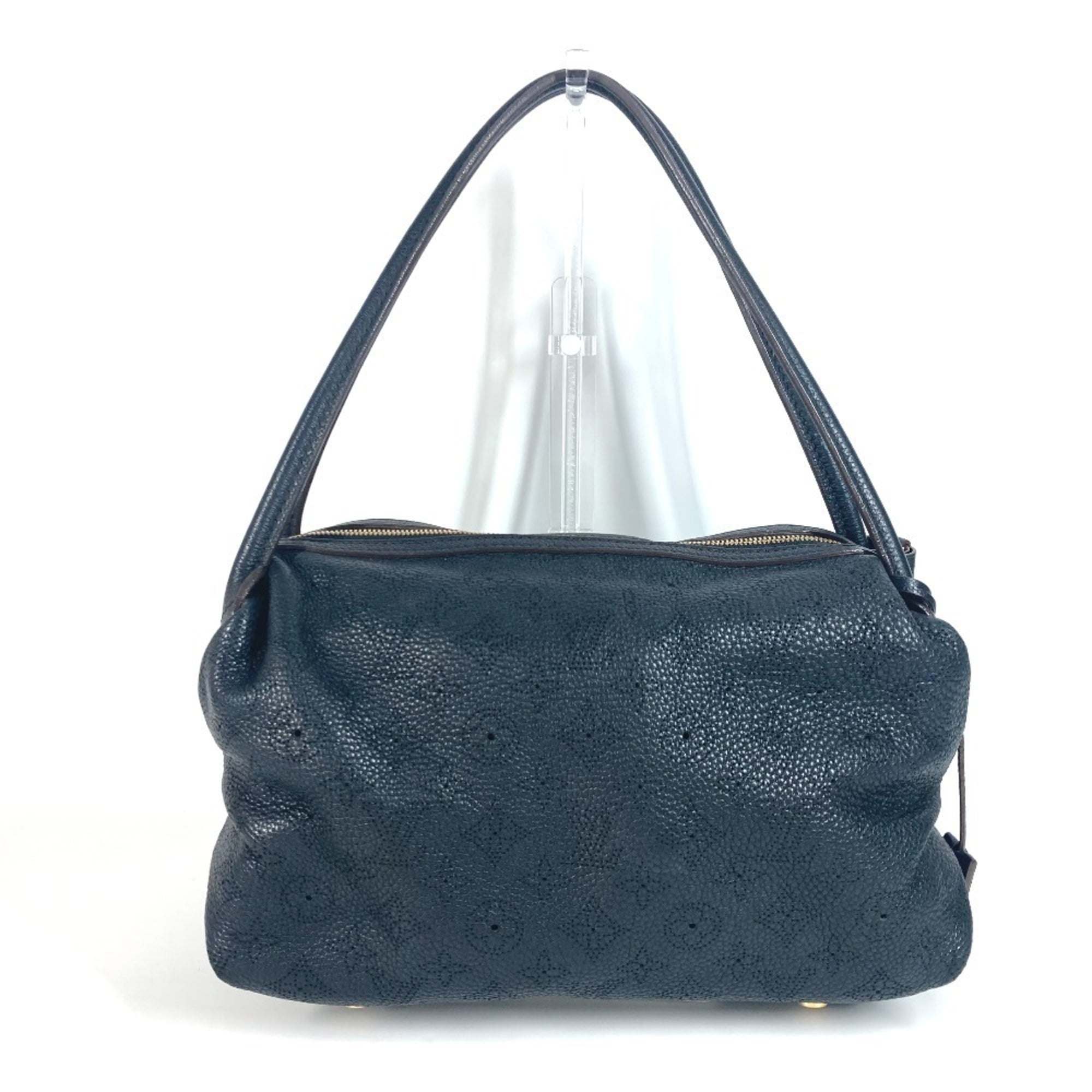 Louis Vuitton Mahina Black Noir Mahina Leather Shoulder Bag (Pre-Owned)