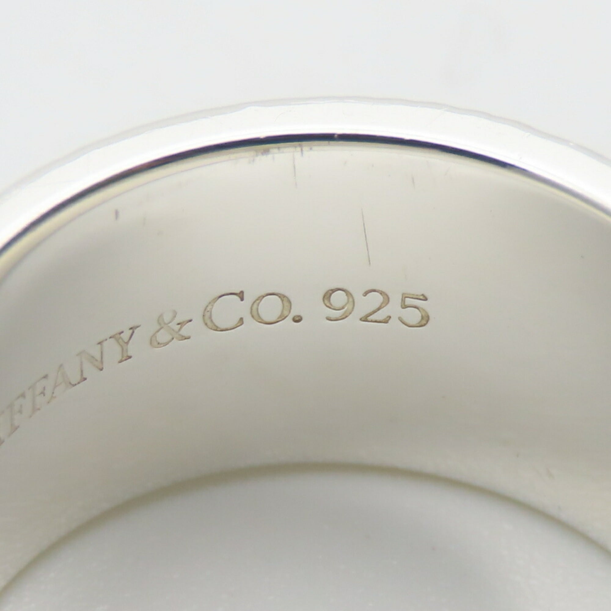 Tiffany Silver Silver 925 Band Ring (Pre-Owned)