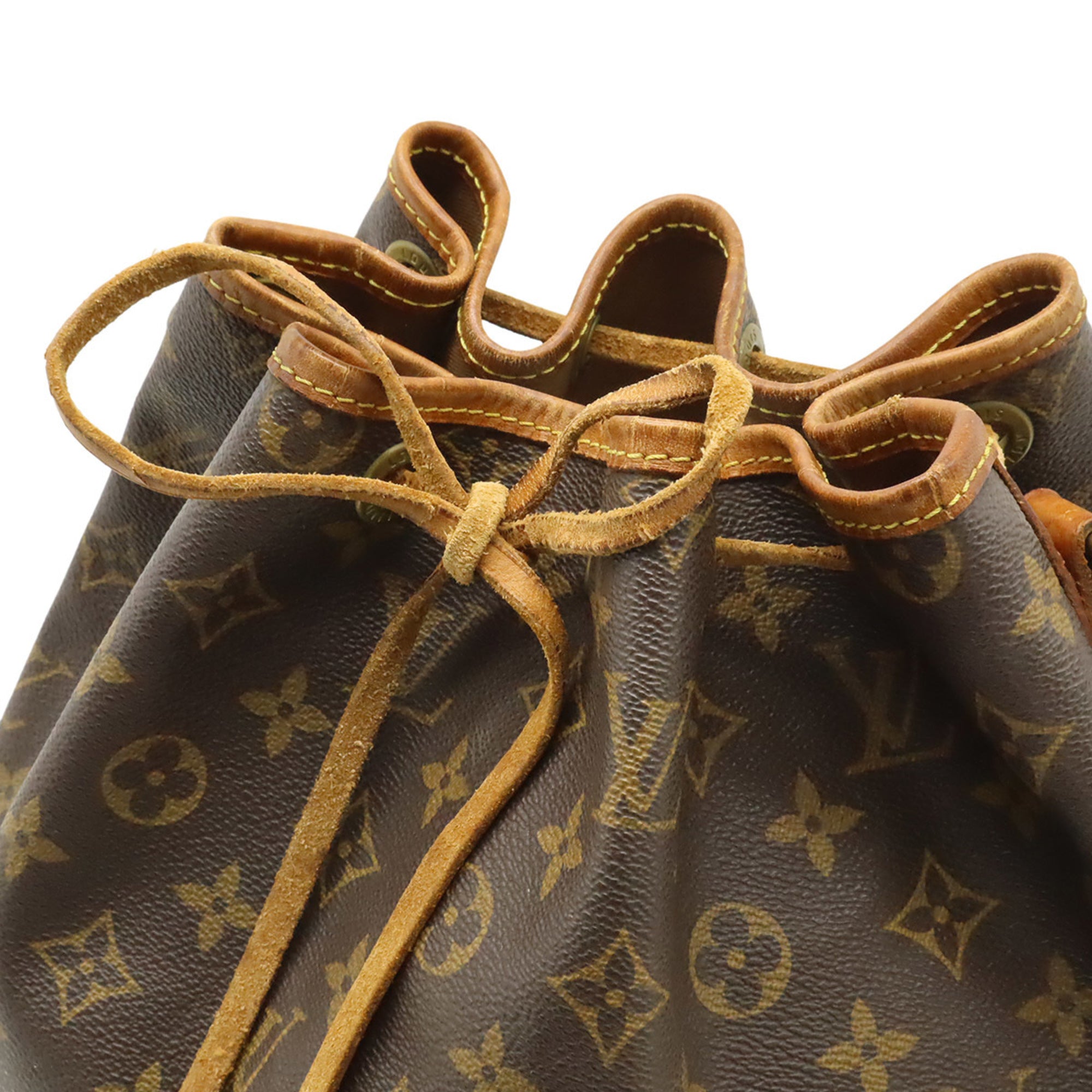Louis Vuitton Brown White Monogram Shoulder Bag (Pre-Owned)