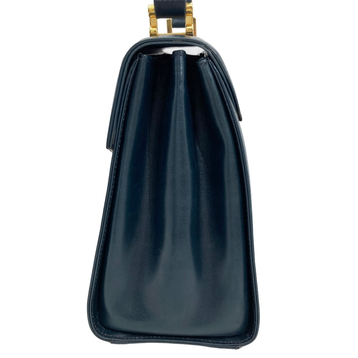 Tiffany Navy Leather Handbag (Pre-Owned)